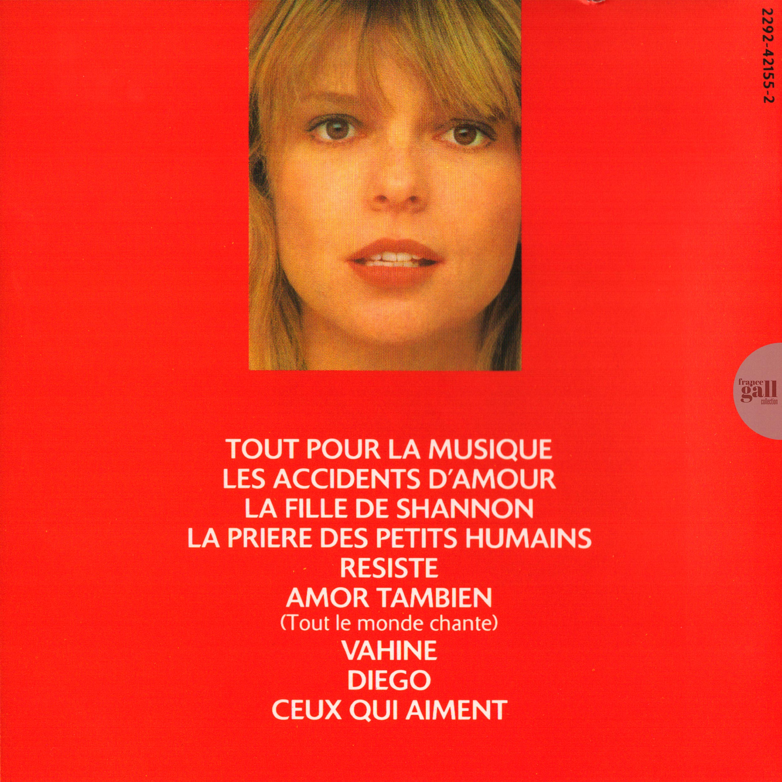 Cd 4e Album Tout Pour La Musique 1ère Réédition 1990 France Gall Collection