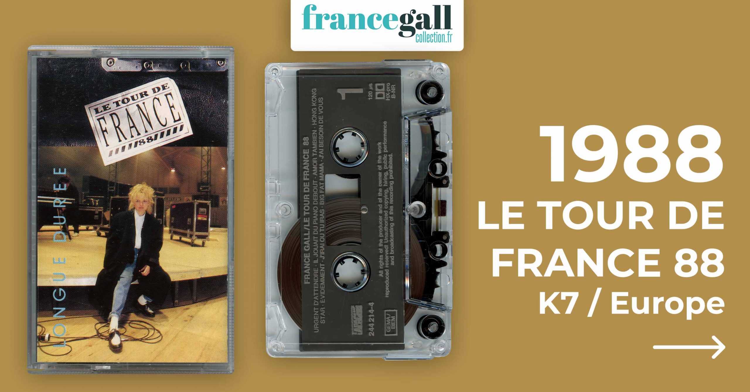 France Gall - Dancing Disco (Cassette noire réédition 1986)