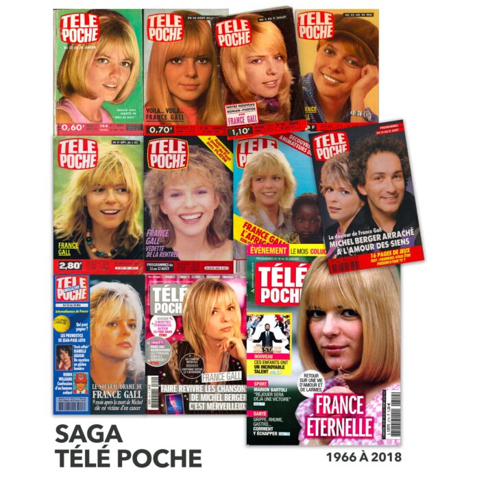 Découvrez la saga de France Gall à travers les archives de Télé Poche, un magazine qui l’a souvent mise à l’honneur. Une plongée dans l’histoire de la presse télévisée et ses souvenirs d’époque.