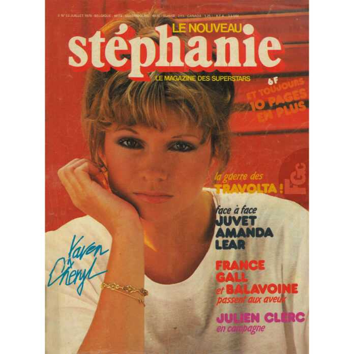 Couverture du magazine Le Nouveau Stéphanie n°53 (juillet 1979), mentionnant France Gall – francegallcollection.fr