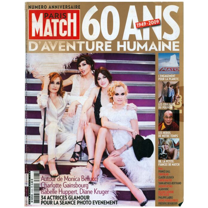 France Gall | Interview Paris Match mars 2009 | Confidences sur sa carrière, son enfance, Michel Berger, Pauline et l’après-scène