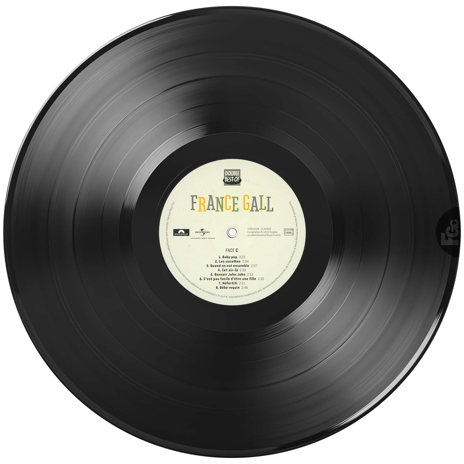 Double vinyle 33t 2014 avec 32 chansons Philips de France Gall entre 1963 et 1968 – francegallcollection.fr