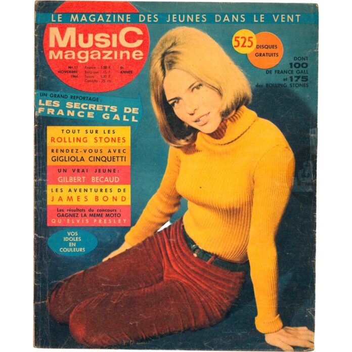 France Gall Music Magazine 1964 | Article Le sage petit oiseau n’a pas quitté le nid familial