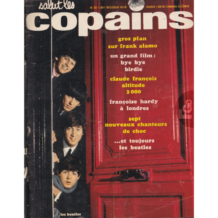 France Gall dans un portrait publié en mars 1964 par Salut les copains, à l’âge de 16 ans.