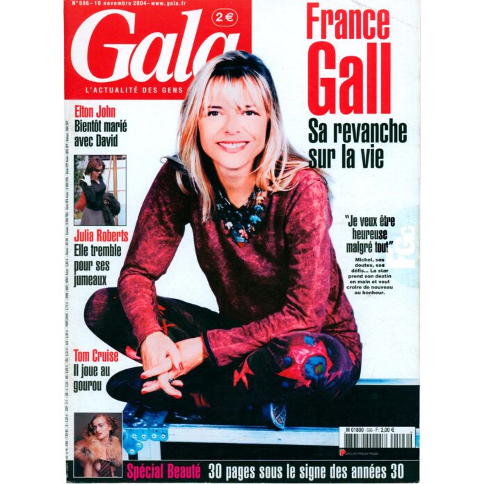 France Gall en 2004 dans Gala, lors de la promotion de l’intégrale des Années Berger.