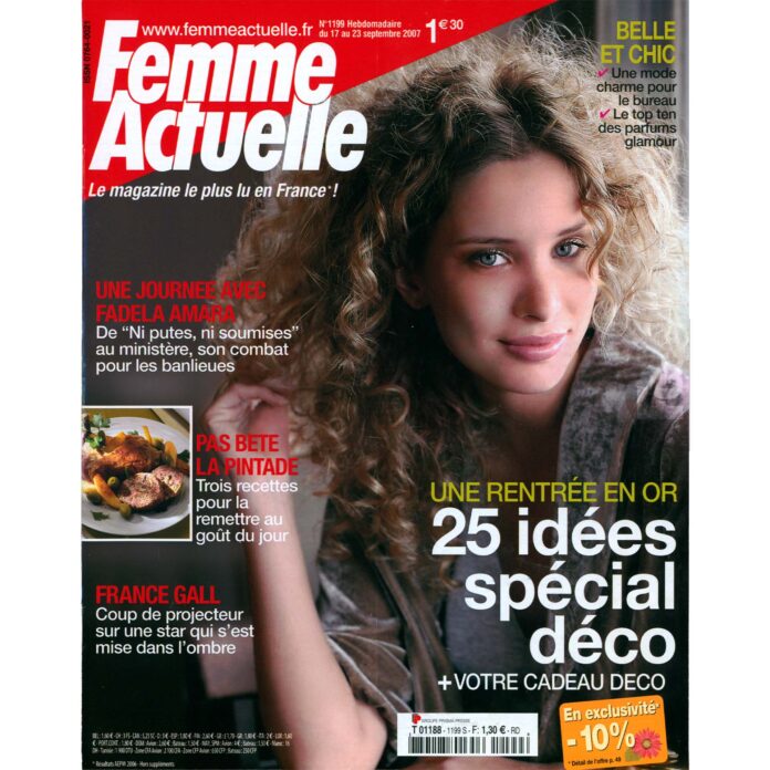 Article du magazine Femme Actuelle de septembre 2007 consacré aux cinq facettes de la vie de France Gall – francegallcollection.fr