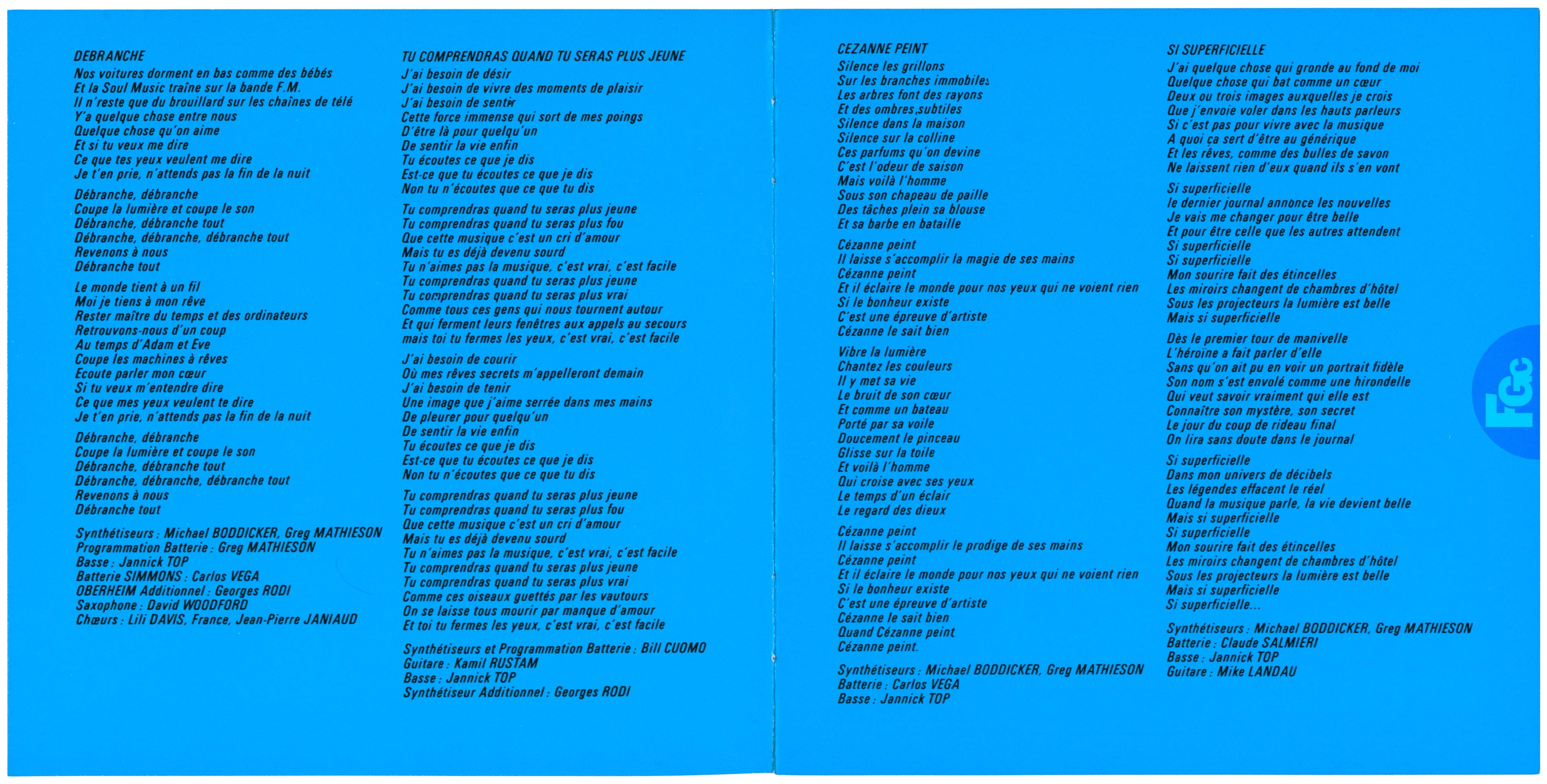 France Gall – CD japonais Débranche ! avec OBI, réédité en 1998 par Warner Music Japan.