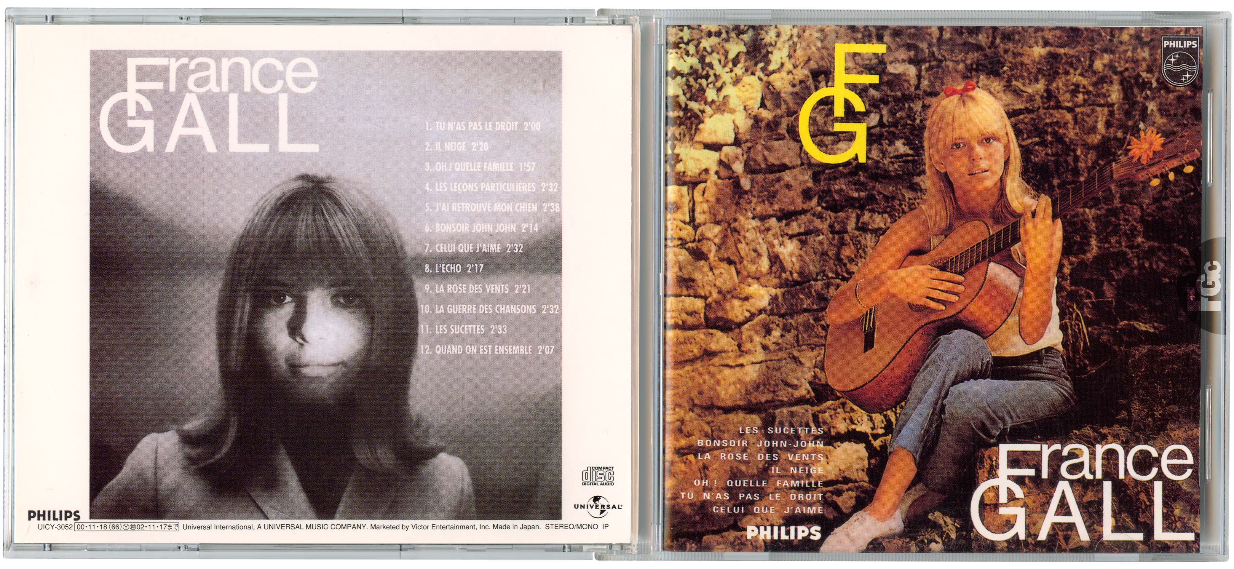 France Gall – Les sucettes – CD Japon 2000 avec OBI