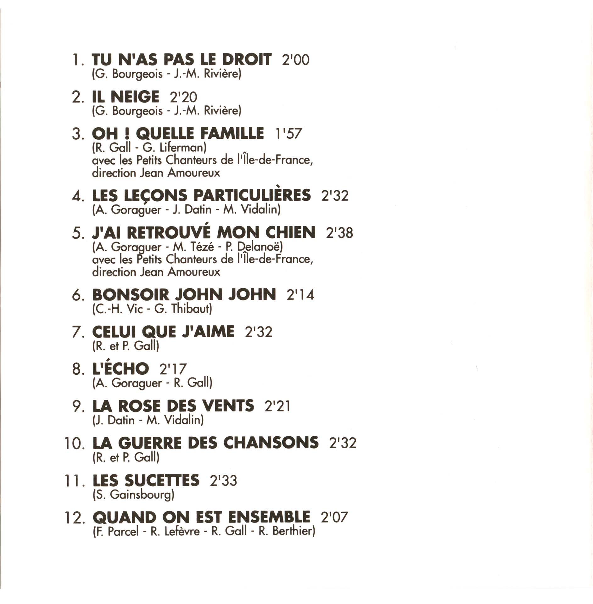 France Gall – Les sucettes – CD Japon 2000 avec OBI