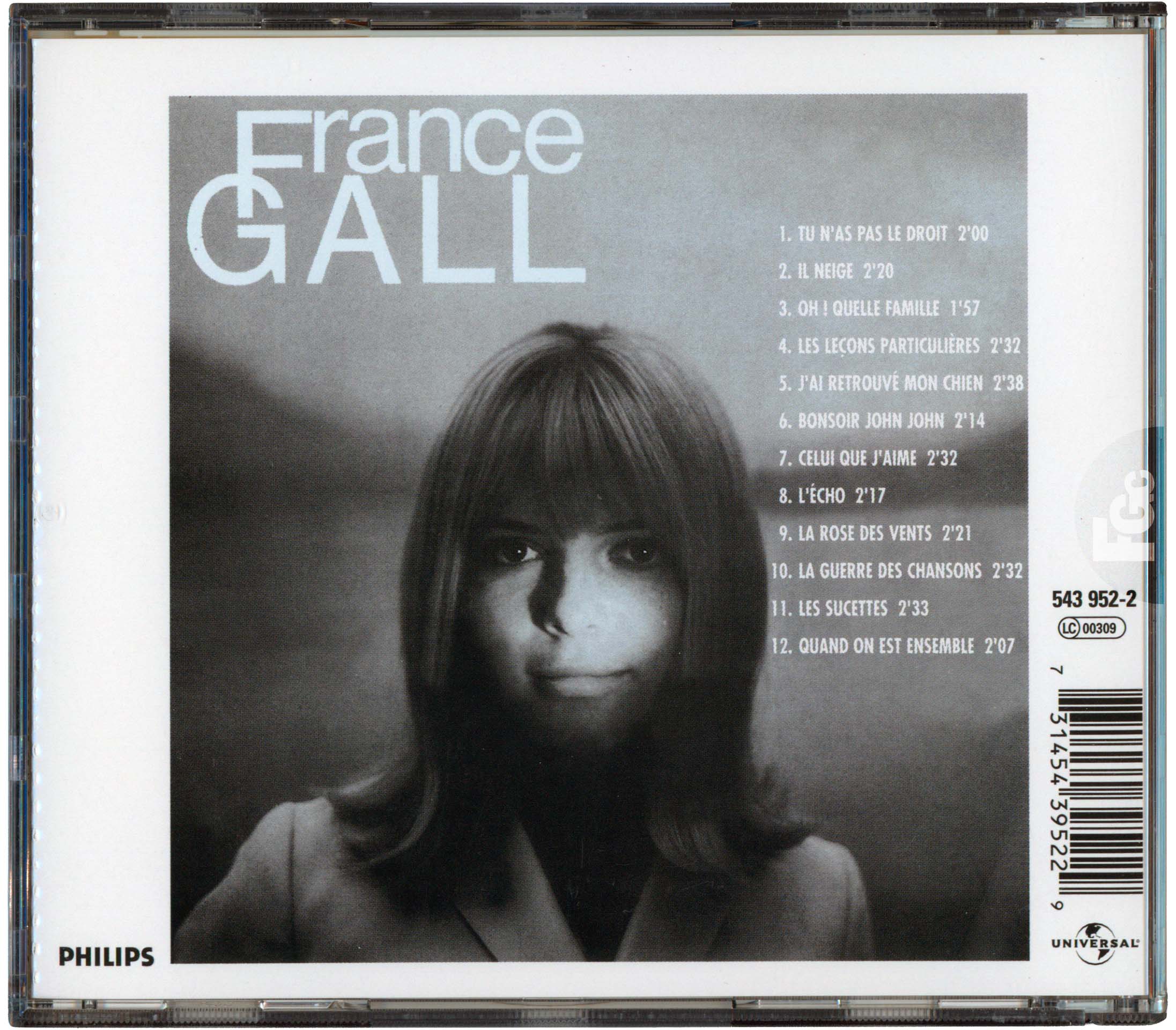 France Gall – Les sucettes – CD – édition France 2000