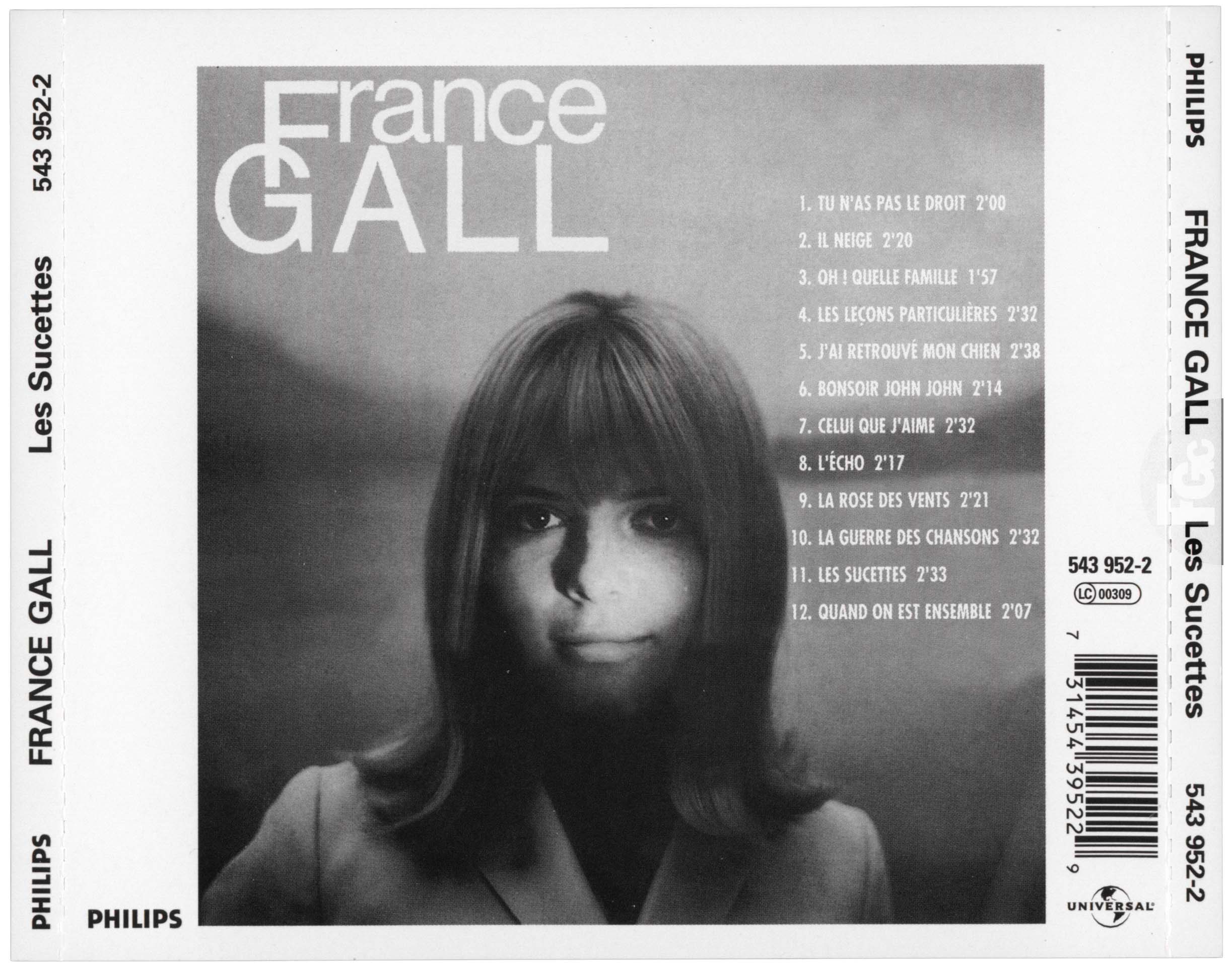 France Gall – Les sucettes – CD – édition France 2000