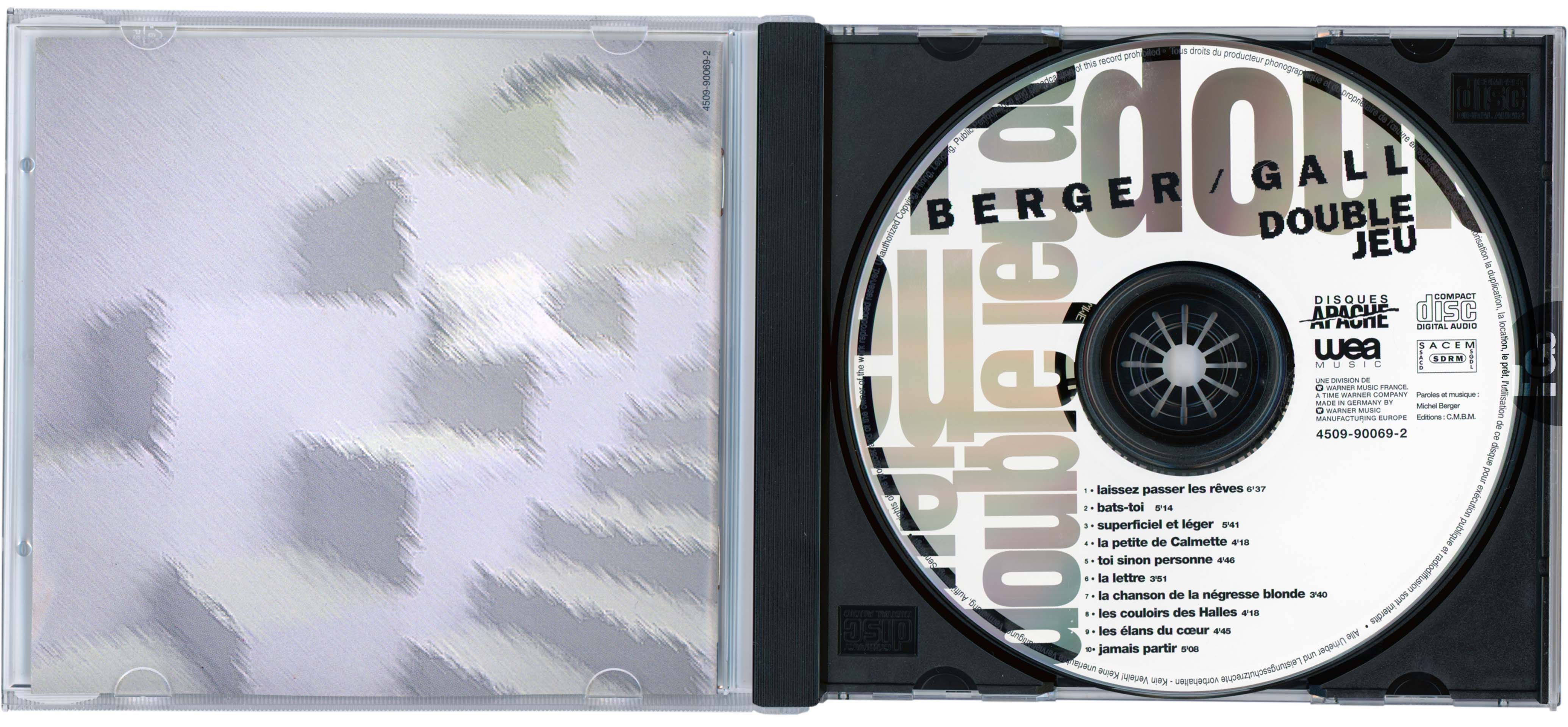 France Gall – CD Collector Double Jeu disque d’or 2001