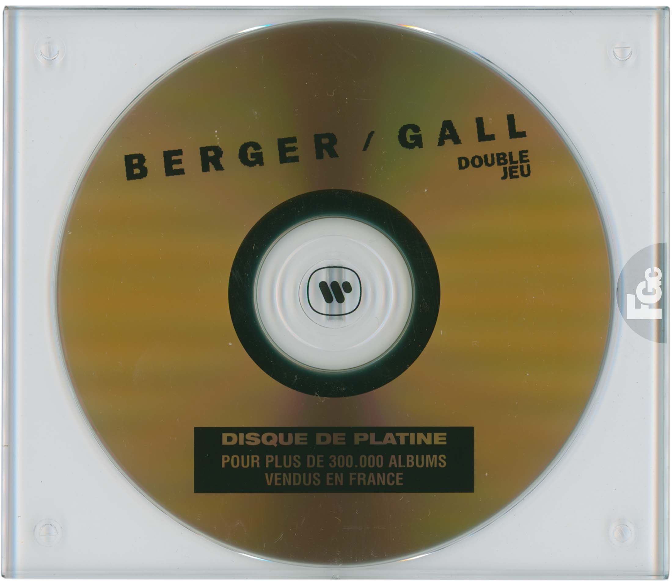 France Gall – CD Collector Double Jeu disque d’or 2001