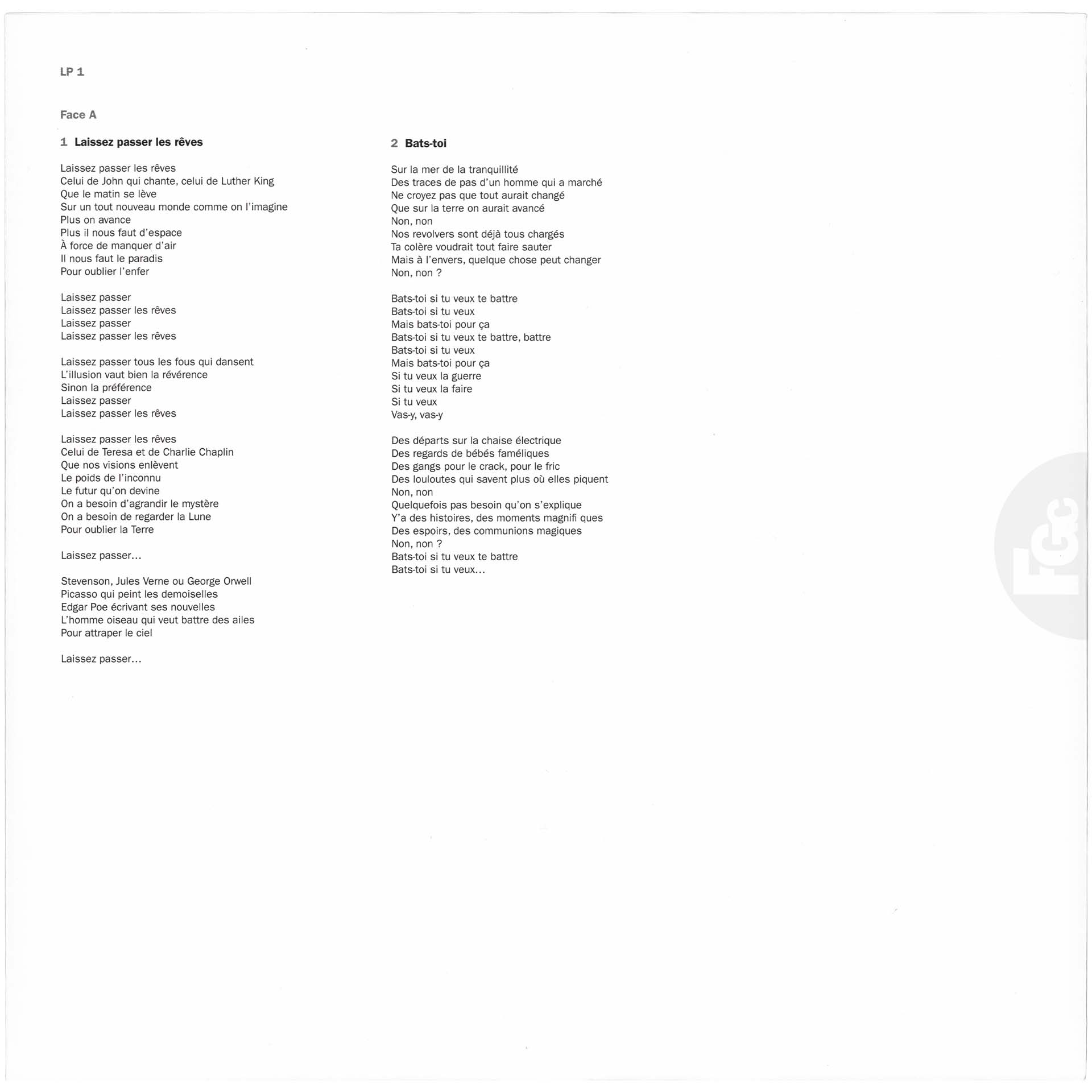 France Gall – Double Jeu vinyle blanc édition Fnac 2020