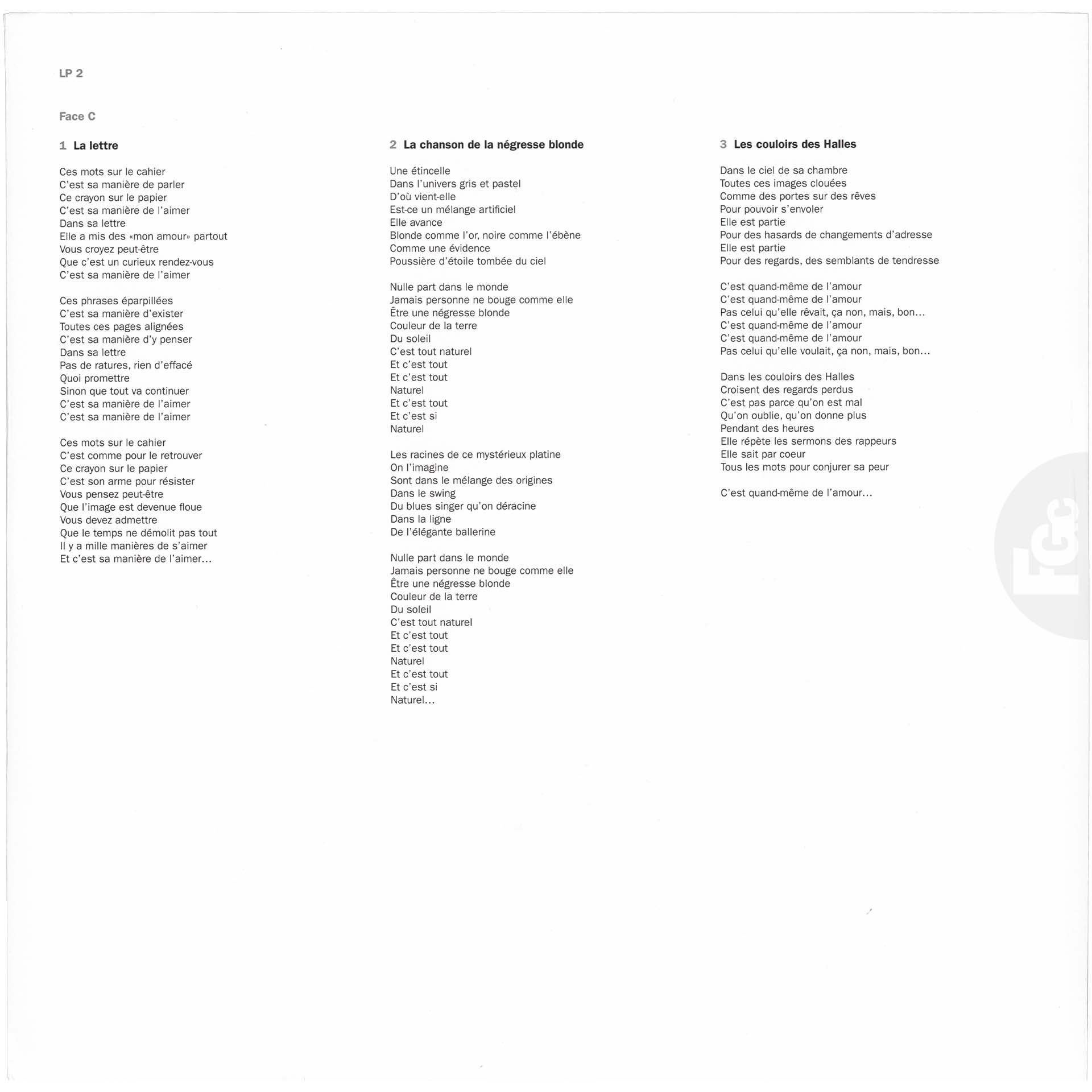 France Gall – Double Jeu vinyle blanc édition Fnac 2020