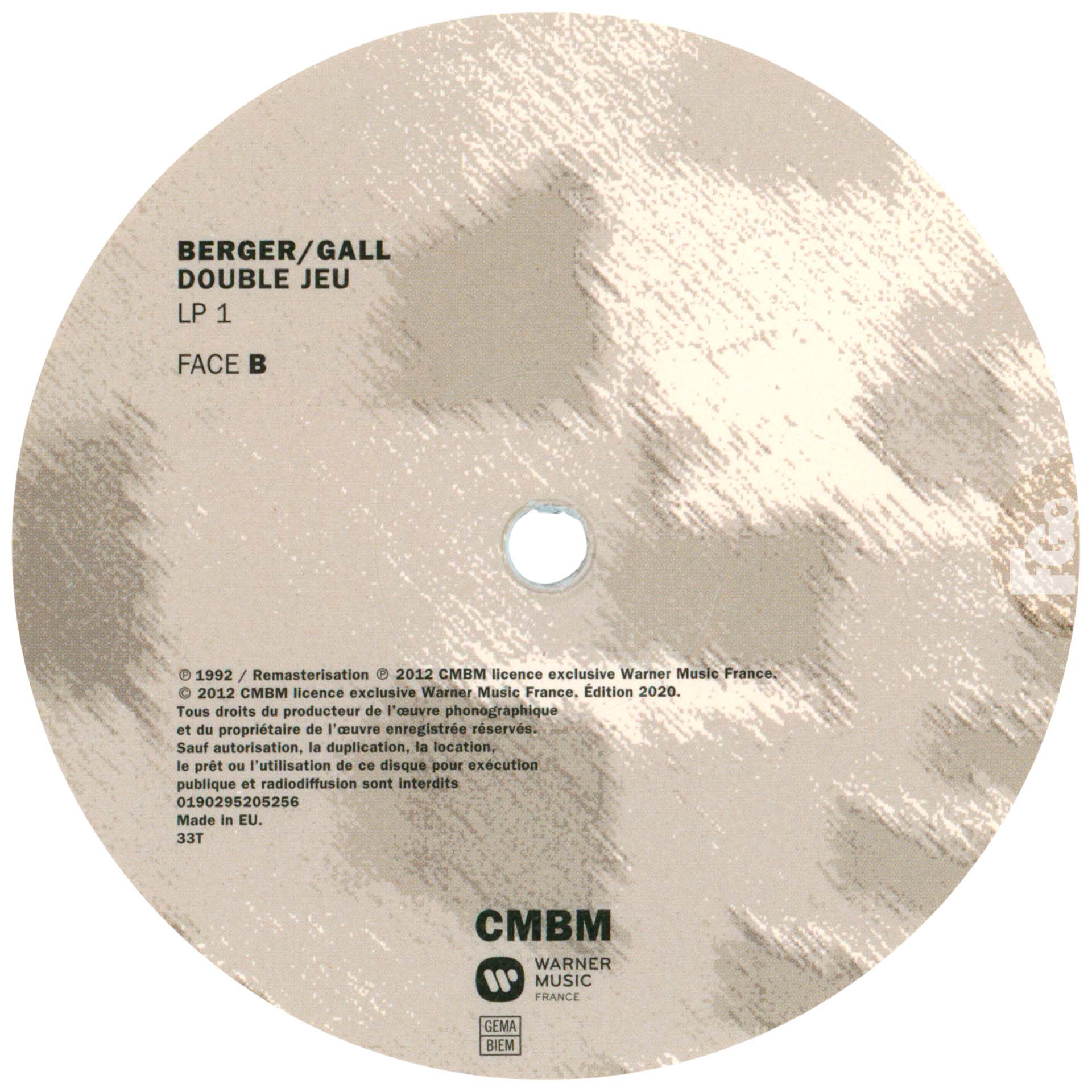 France Gall – Double Jeu vinyle blanc édition Fnac 2020