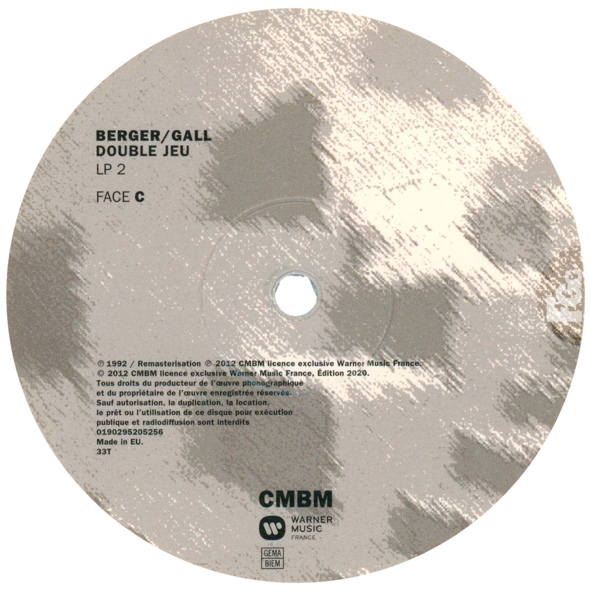 France Gall – Double Jeu vinyle blanc édition Fnac 2020