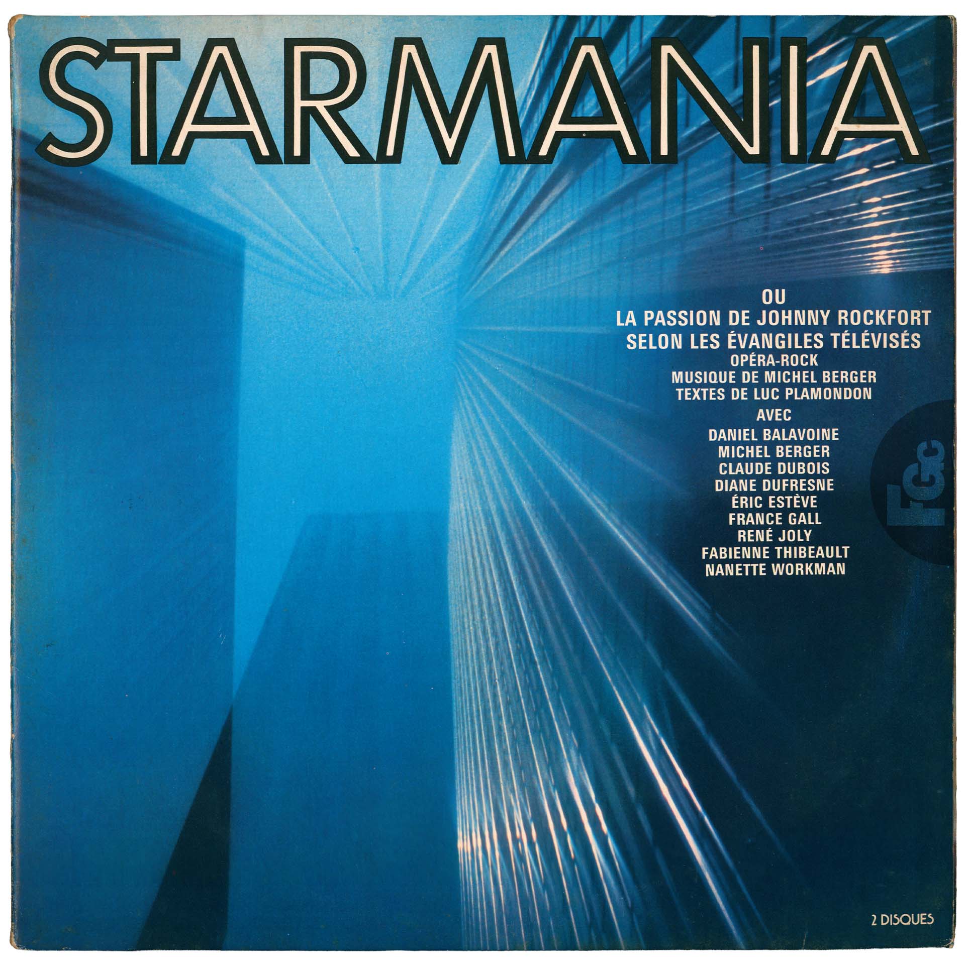 Starmania 33 tours ouvrant Canada 1978 première édition.