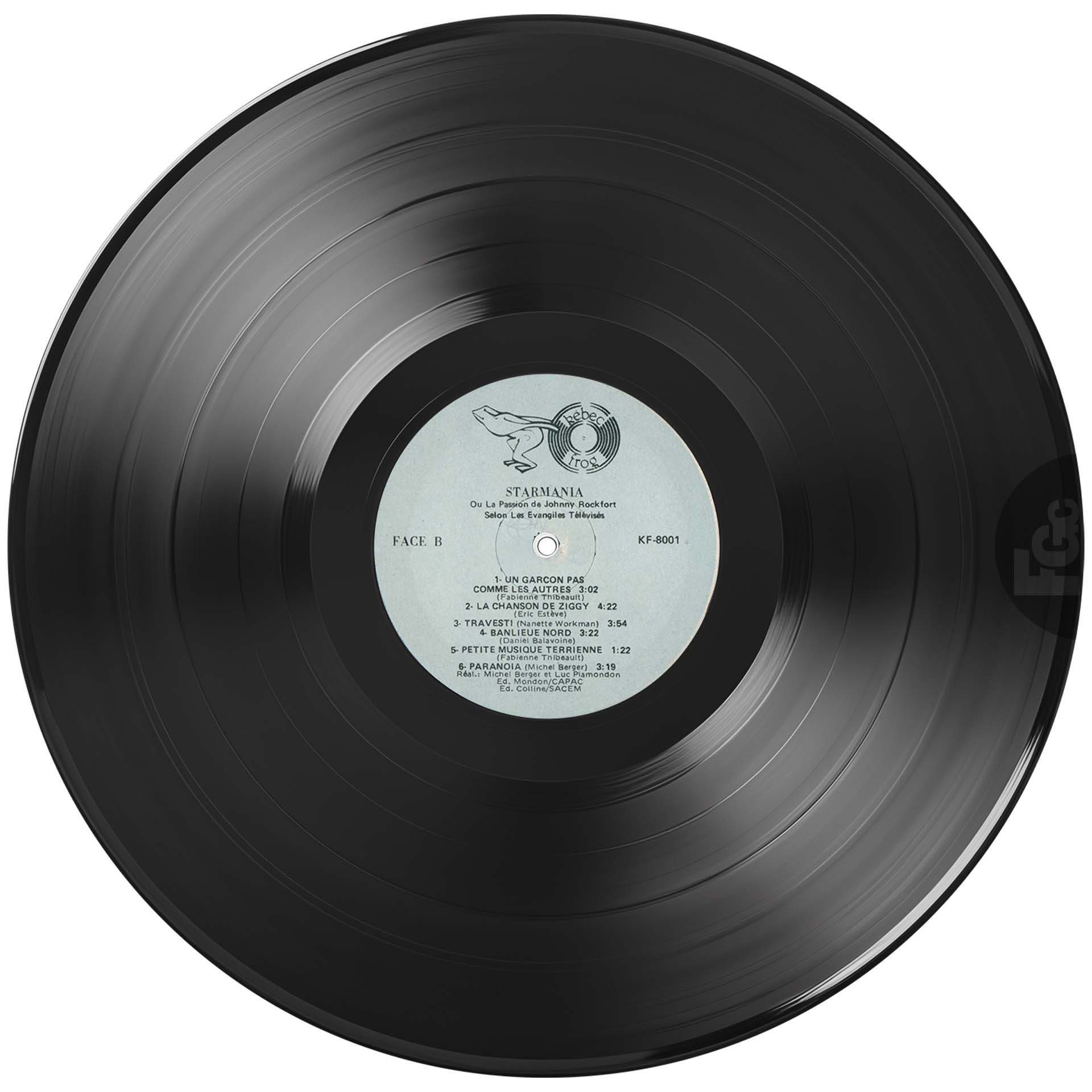 Starmania 33 tours ouvrant Canada 1978 première édition.