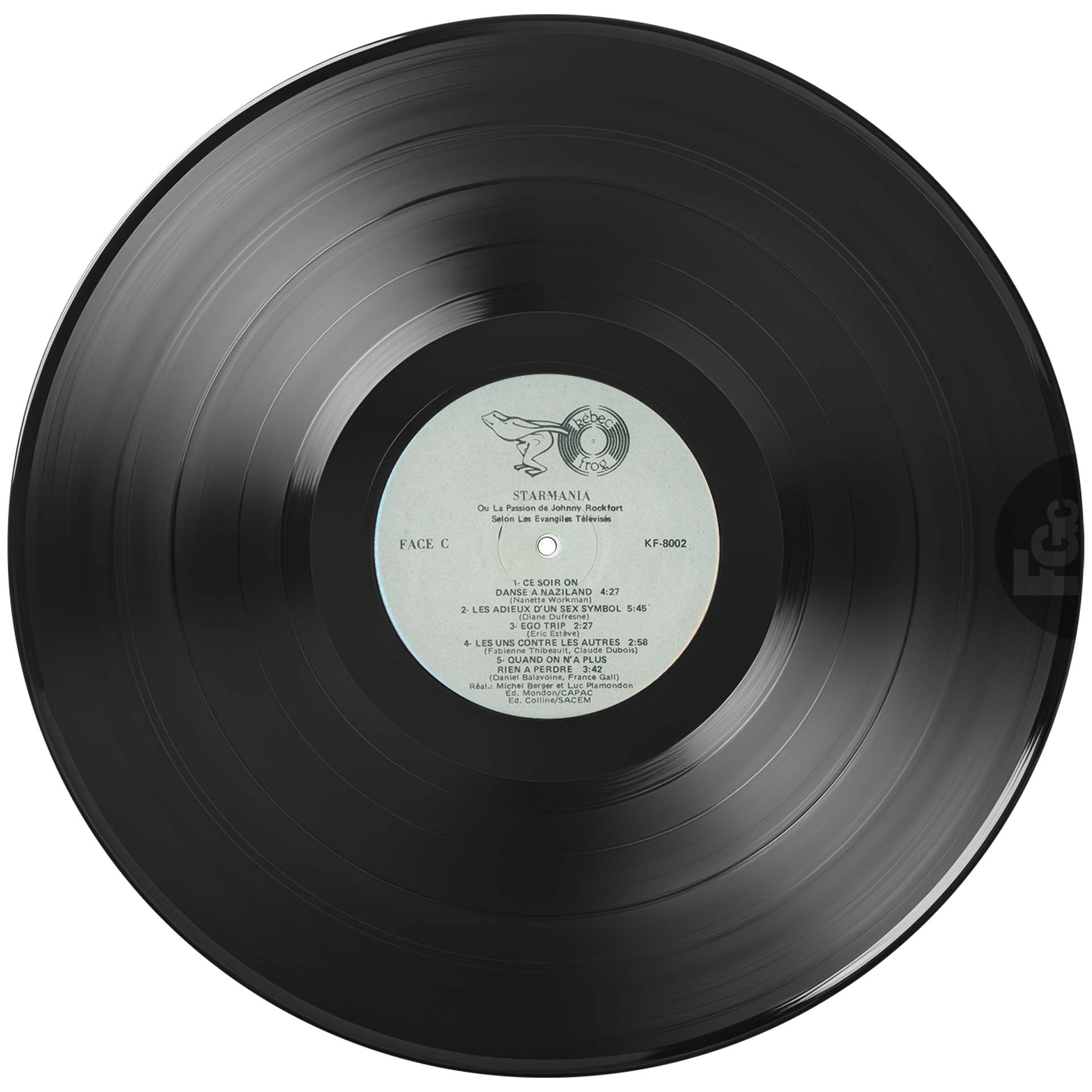 Starmania 33 tours ouvrant Canada 1978 première édition.