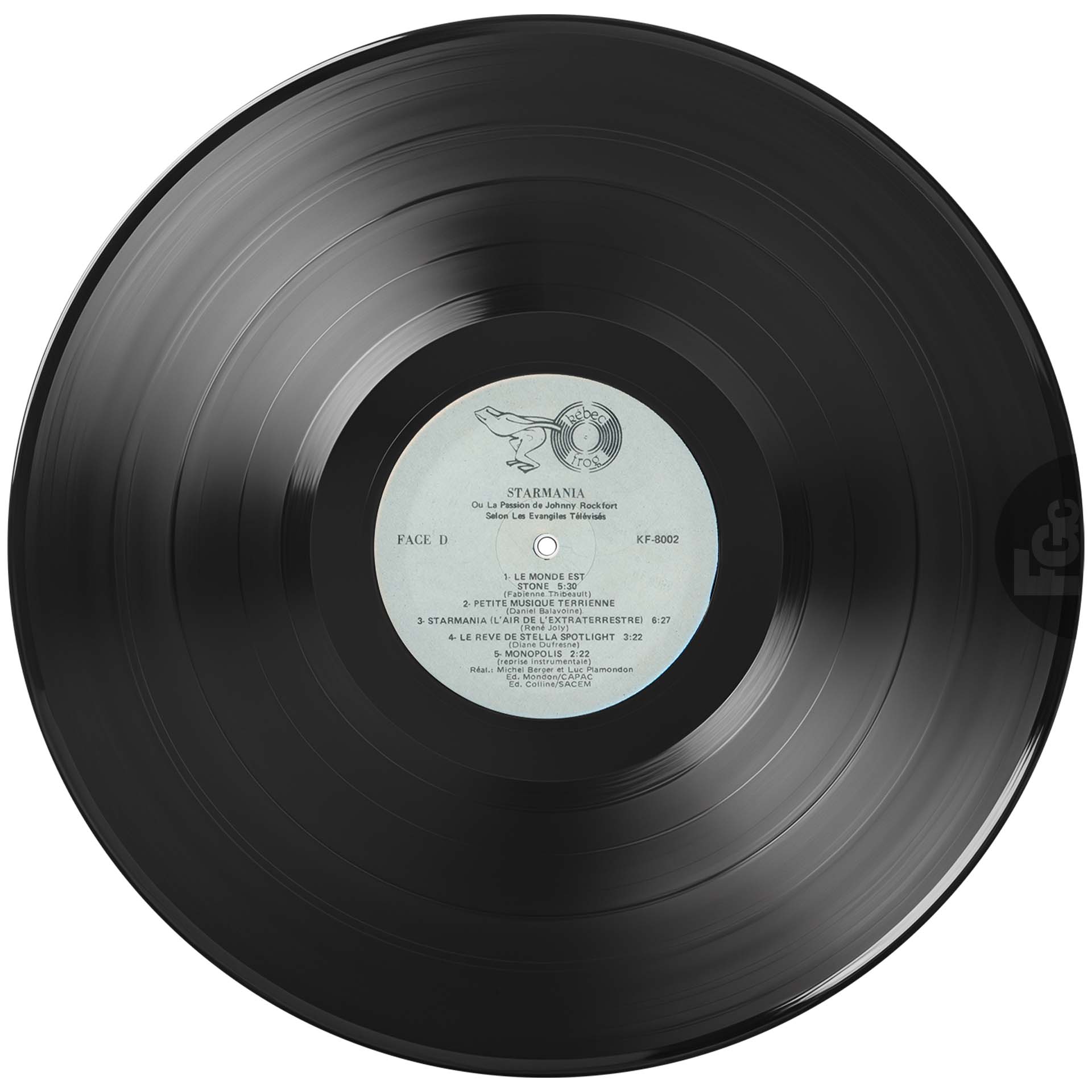 Starmania 33 tours ouvrant Canada 1978 première édition.