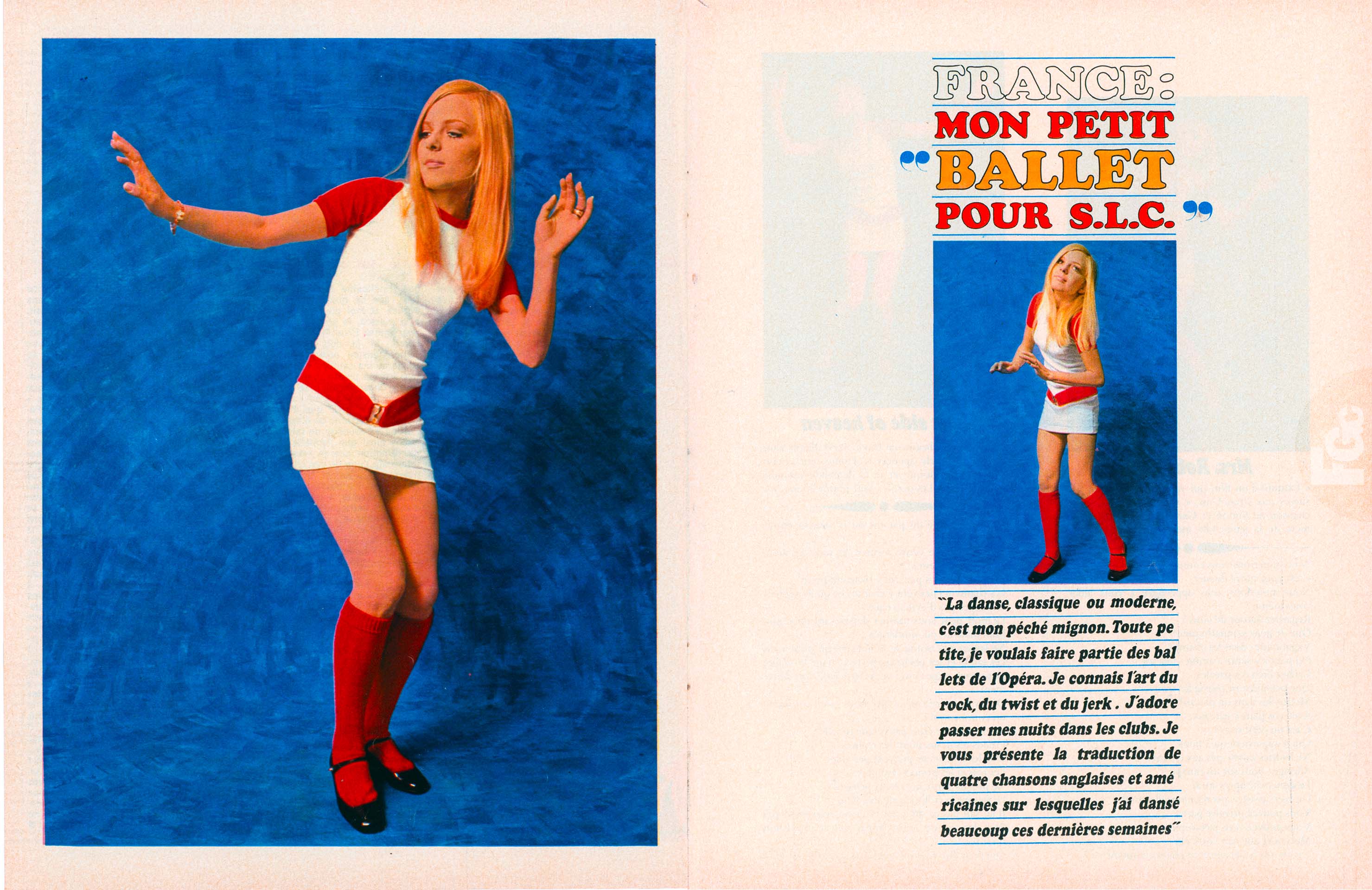 France Gall Salut les copains août 1968 Jean Marie Perier