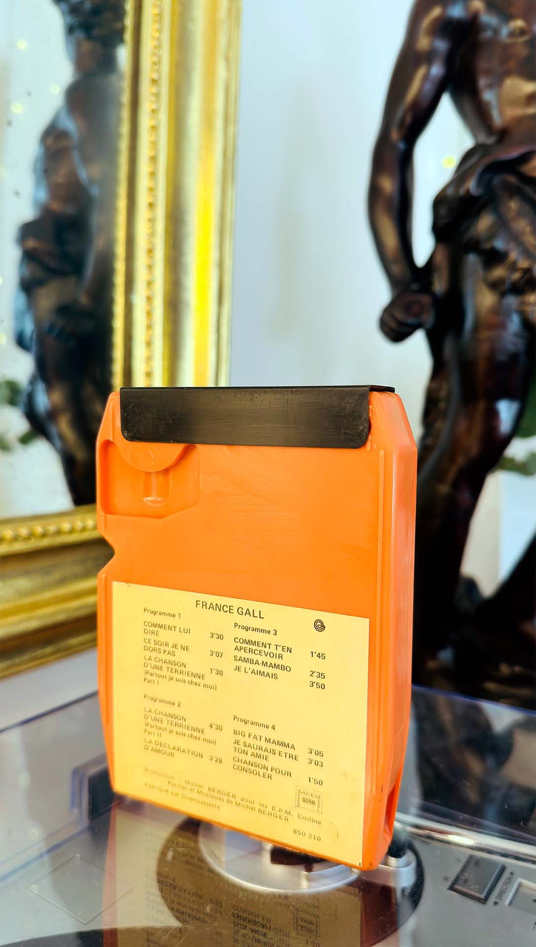 France Gall cartouche 8 pistes Stereo 8 Canada 1976.