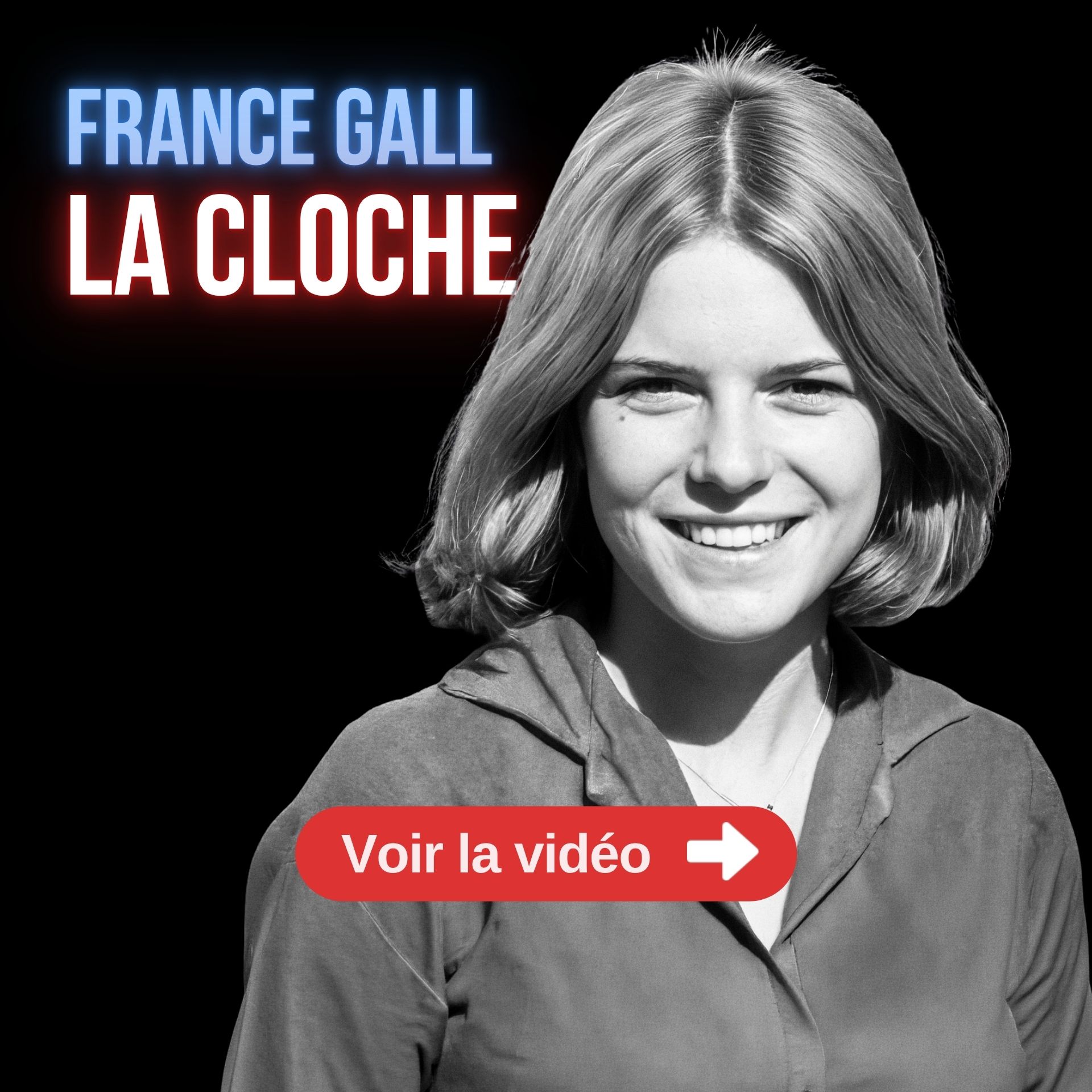 France Gall La cloche Scopitone 1964 restauré.