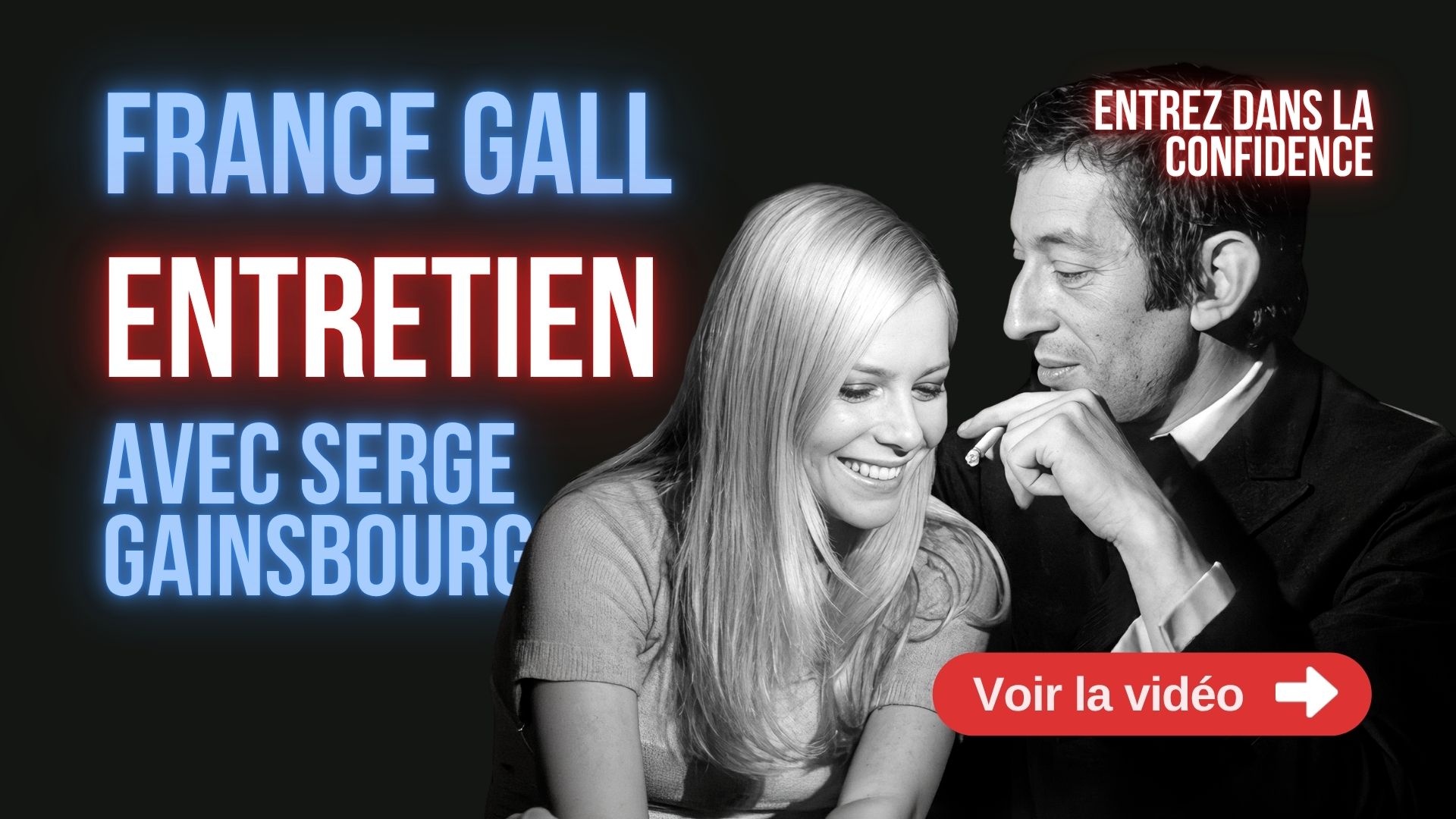 France Gall et Serge Gainsbourg dans Entrez dans la confidence en 1968