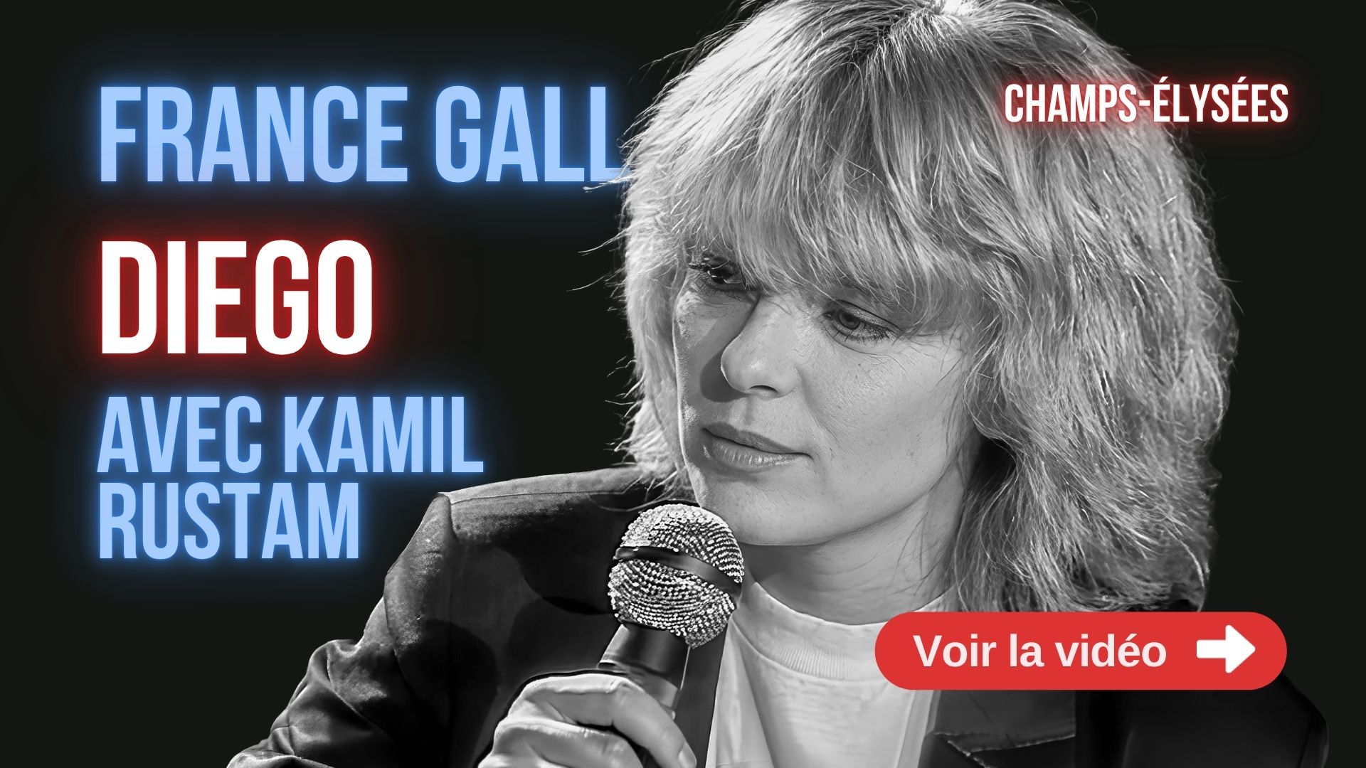 France Gall chante Diego, libre dans sa tête avec Kamil Rustam sur Antenne 2 en 1984.