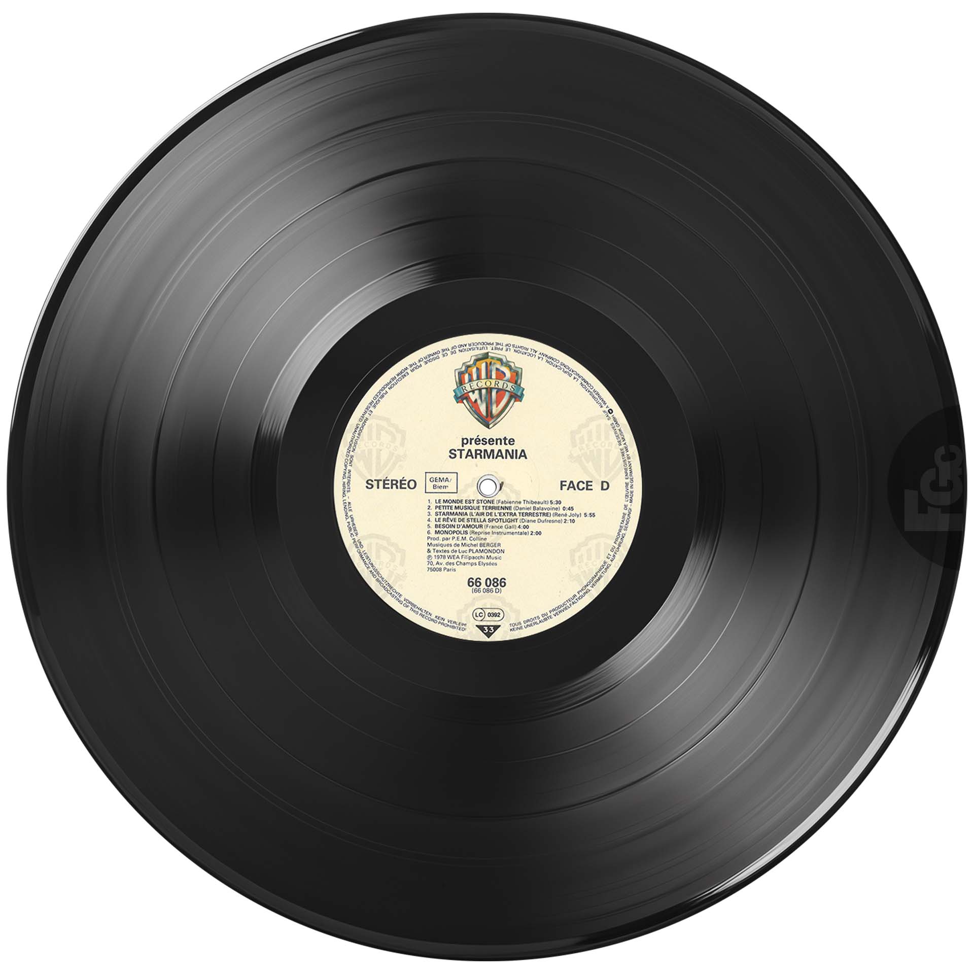 Starmania promo 0196 Allemagne 33 tours 1978.