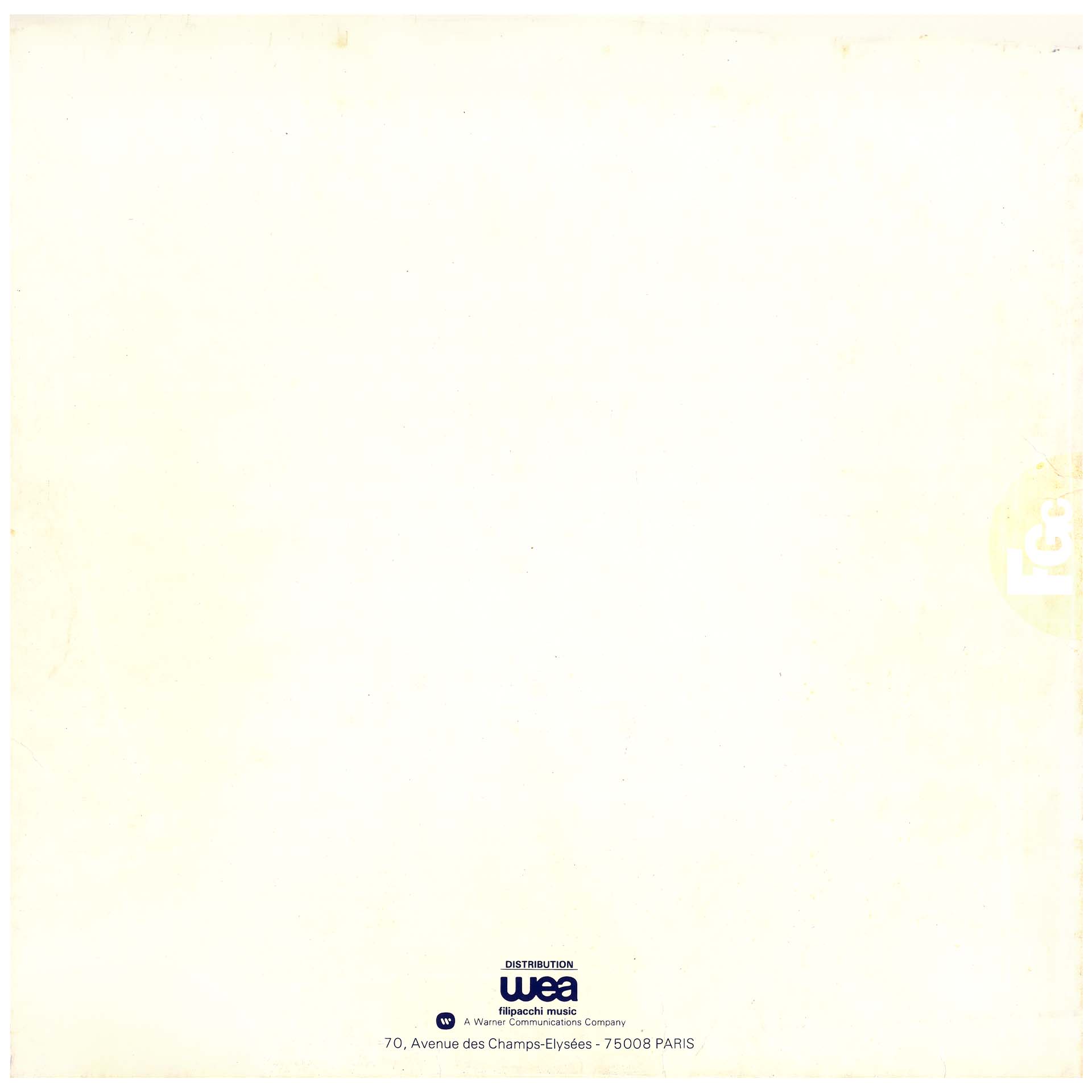 Starmania promo 0196 Allemagne 33 tours 1978.