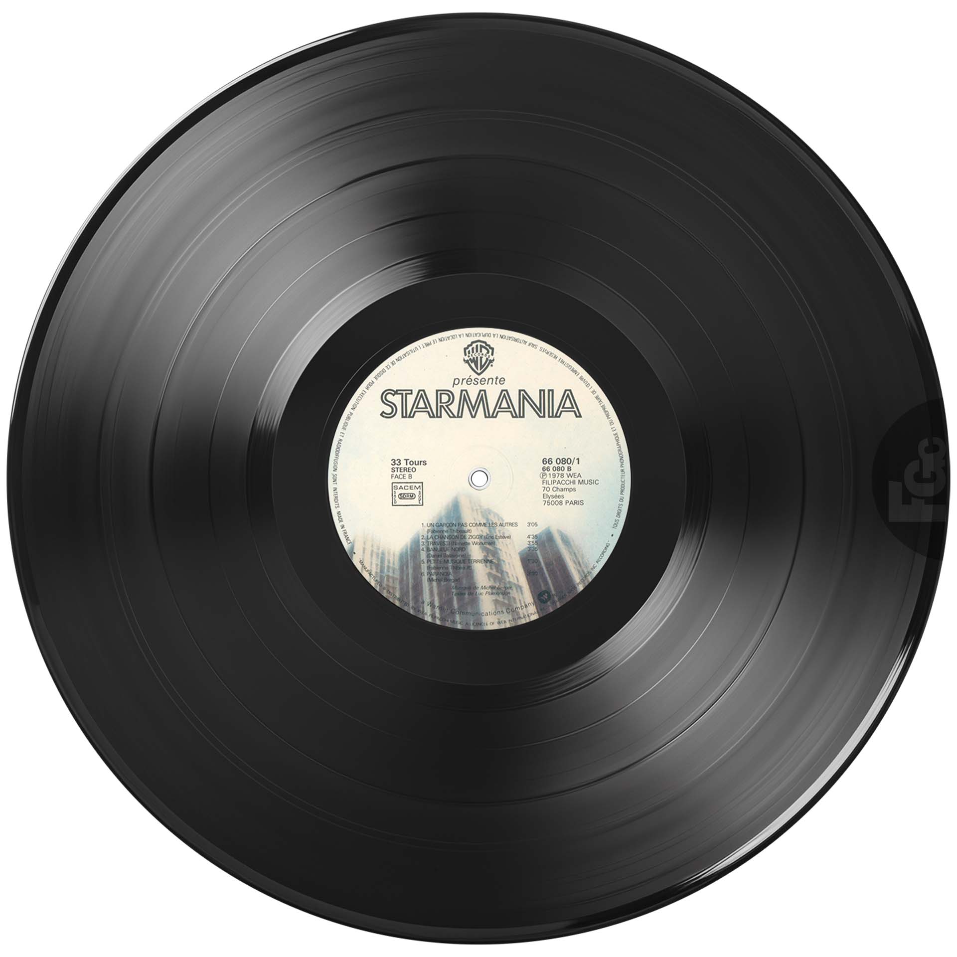 Starmania promo 0858 France 33 tours 1978.