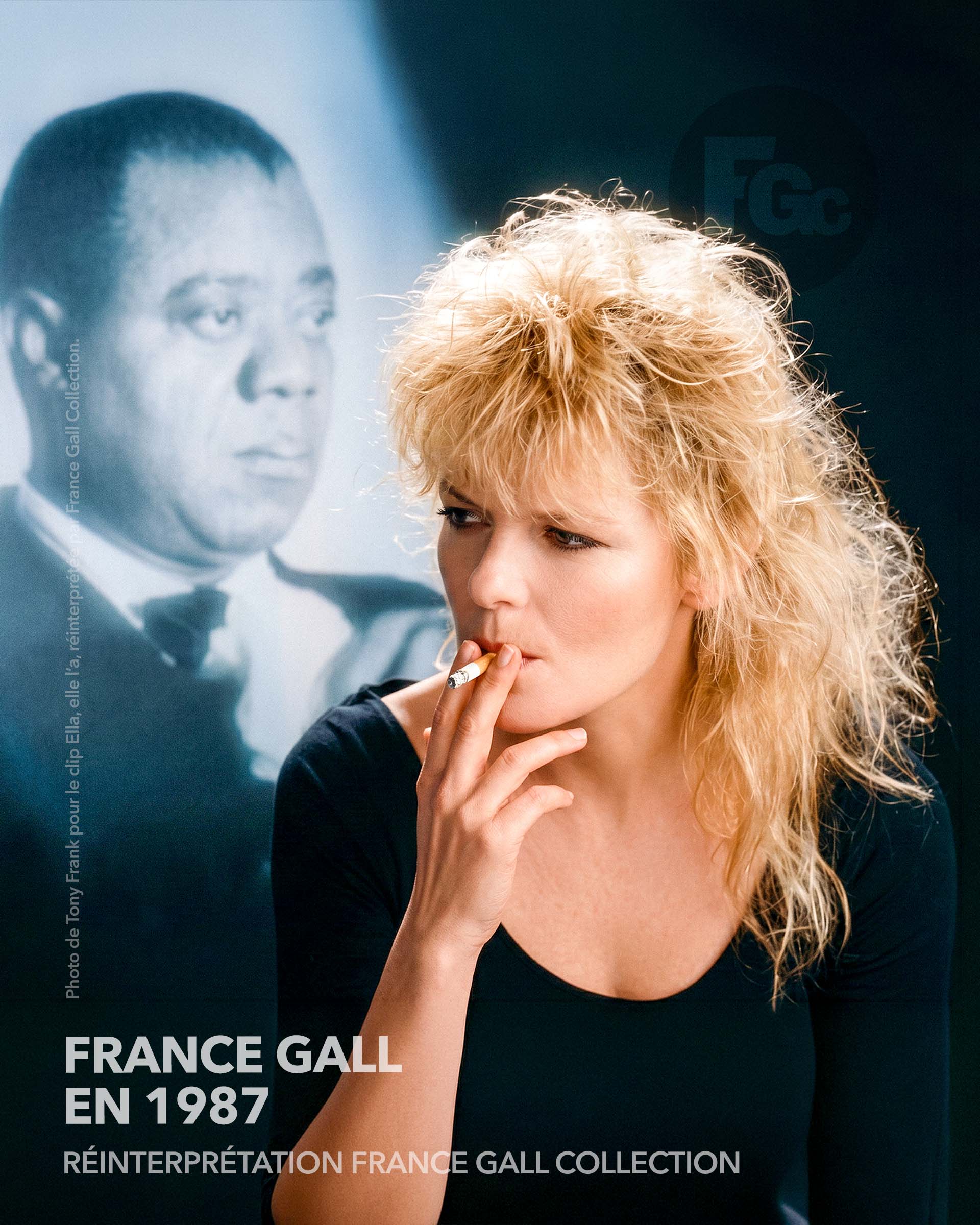 Photo de Tony Frank pour le clip Ella, elle l’a, réinterprétée par France Gall Collection.