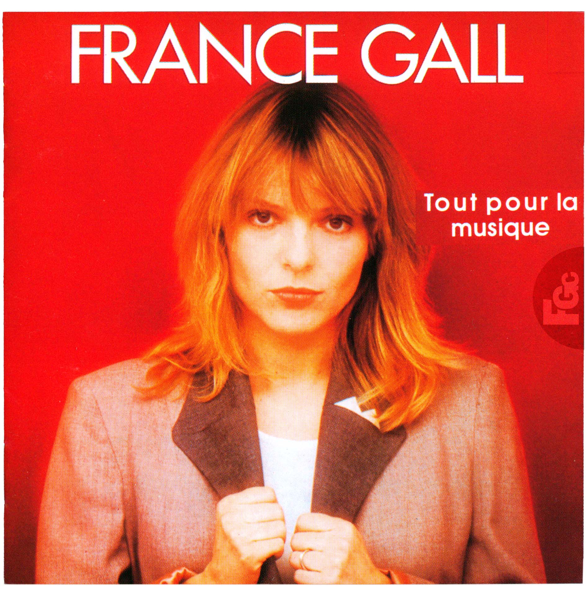 CD Tout pour la musique France Gall Warner Japan WPCR-2304 1998 avec OBI