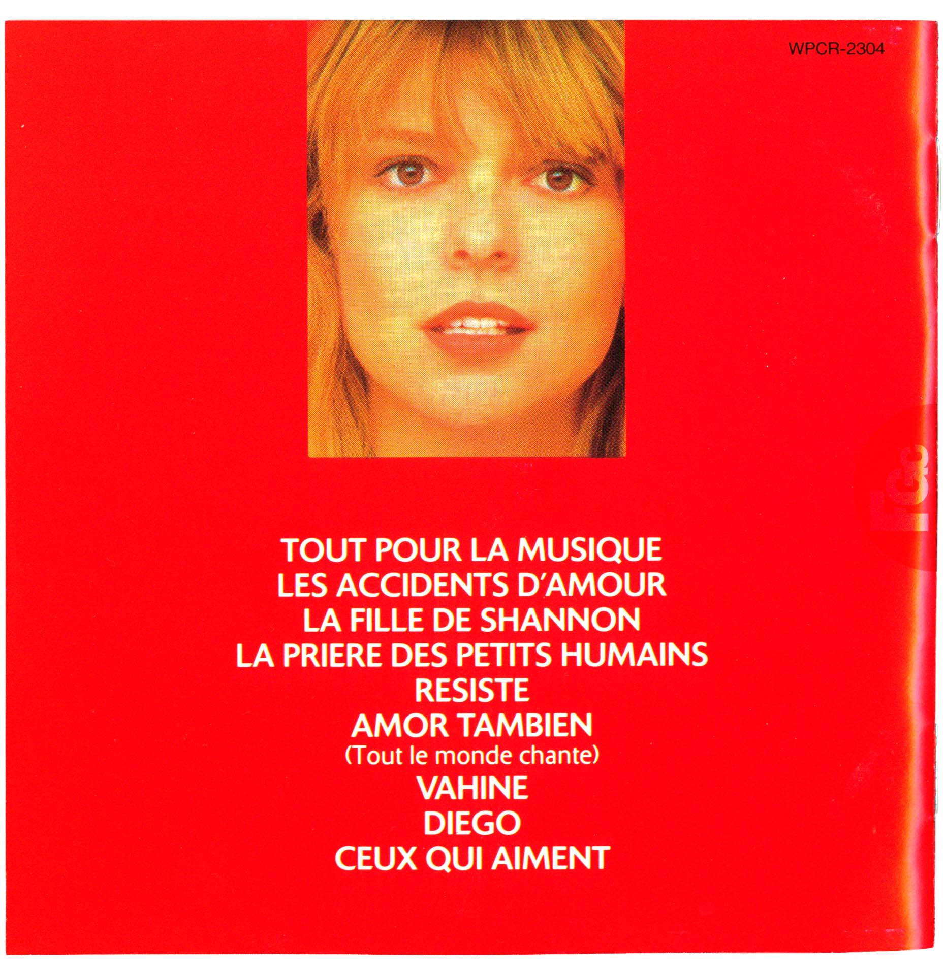 CD Tout pour la musique France Gall Warner Japan WPCR-2304 1998 avec OBI