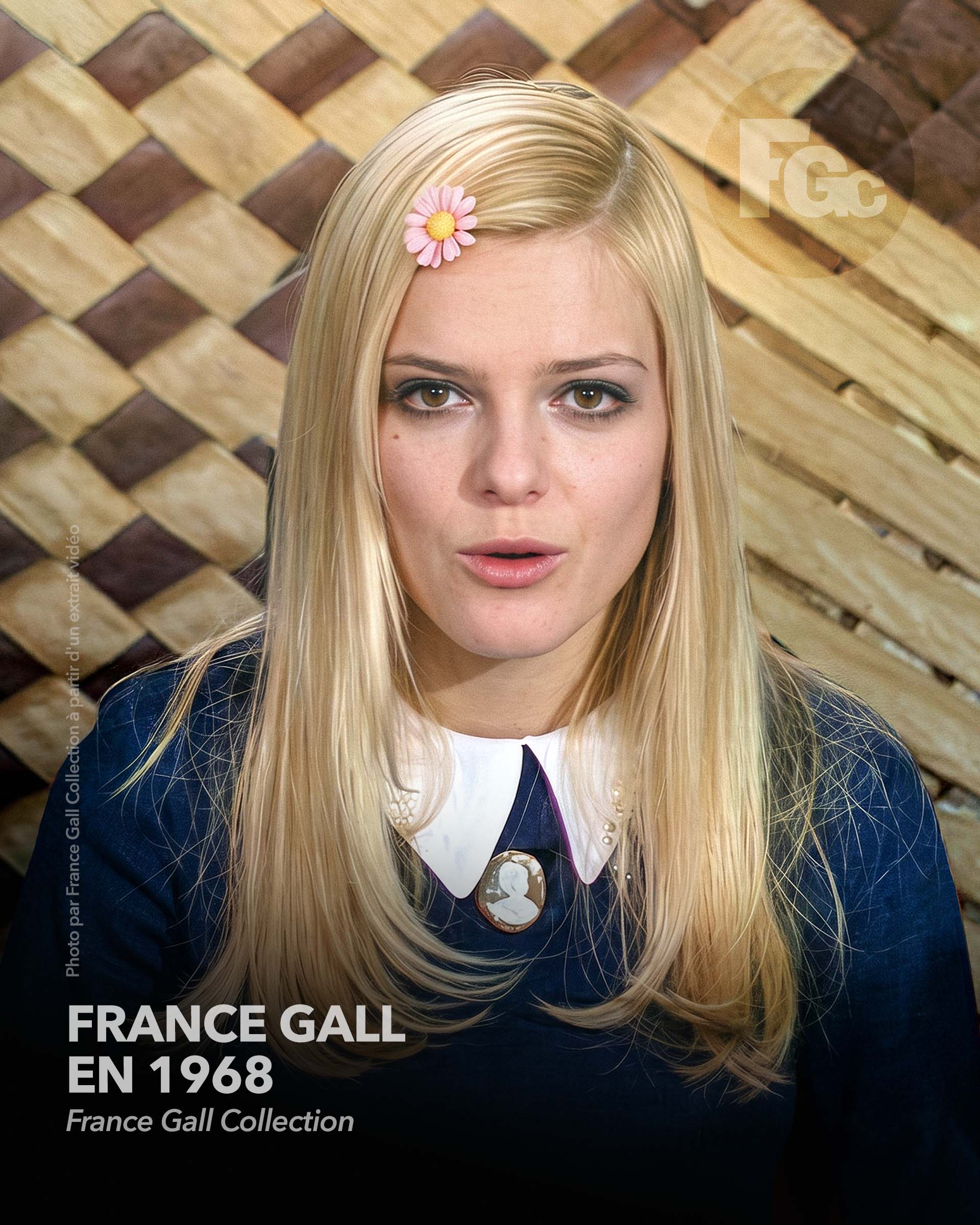 France Gall -La vieille fille- Dim Dam Dom 14 avril 1968 ORTF vidéo restaurée