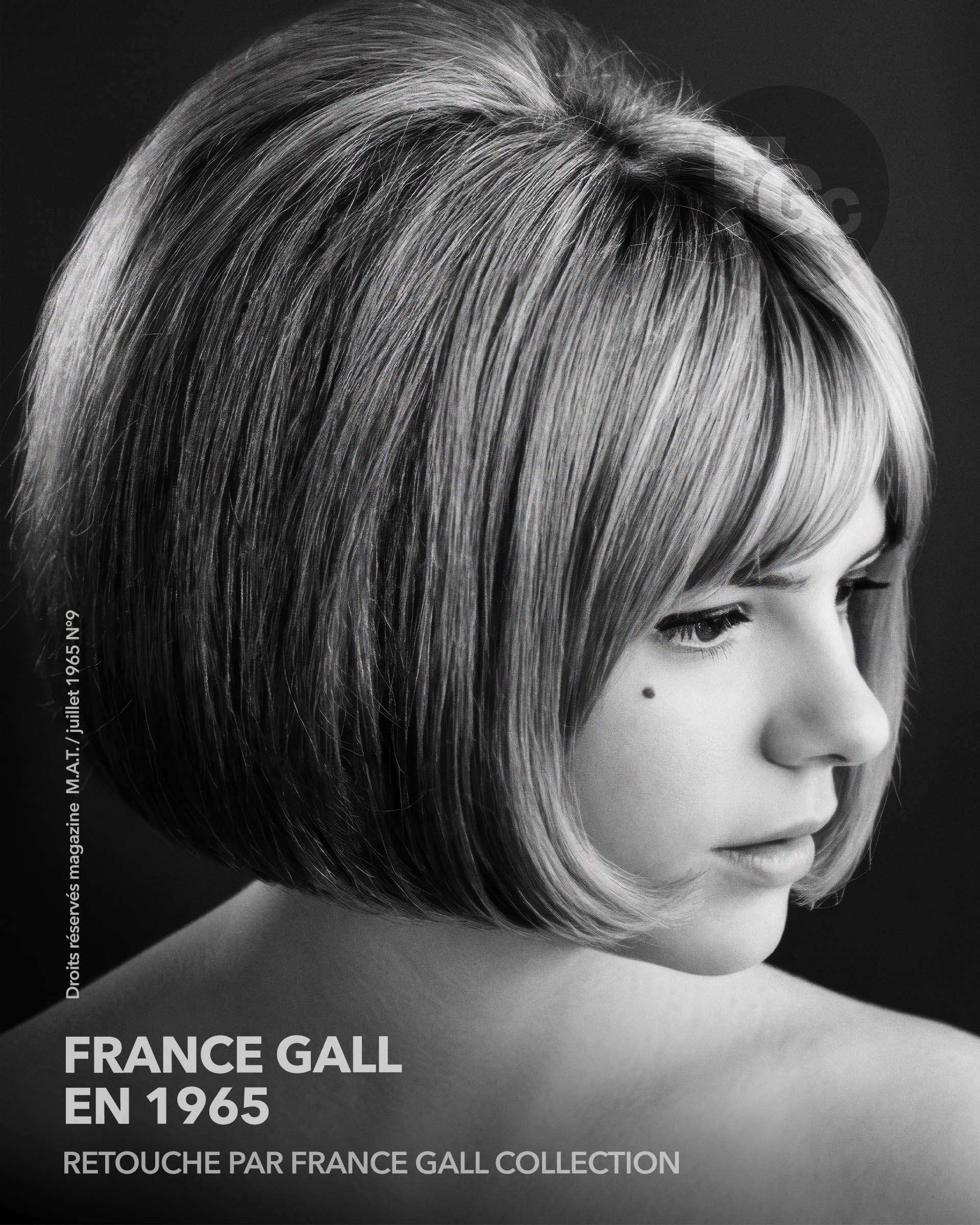 Article Mademoiselle âge tendre 1965, France Gall coiffures été