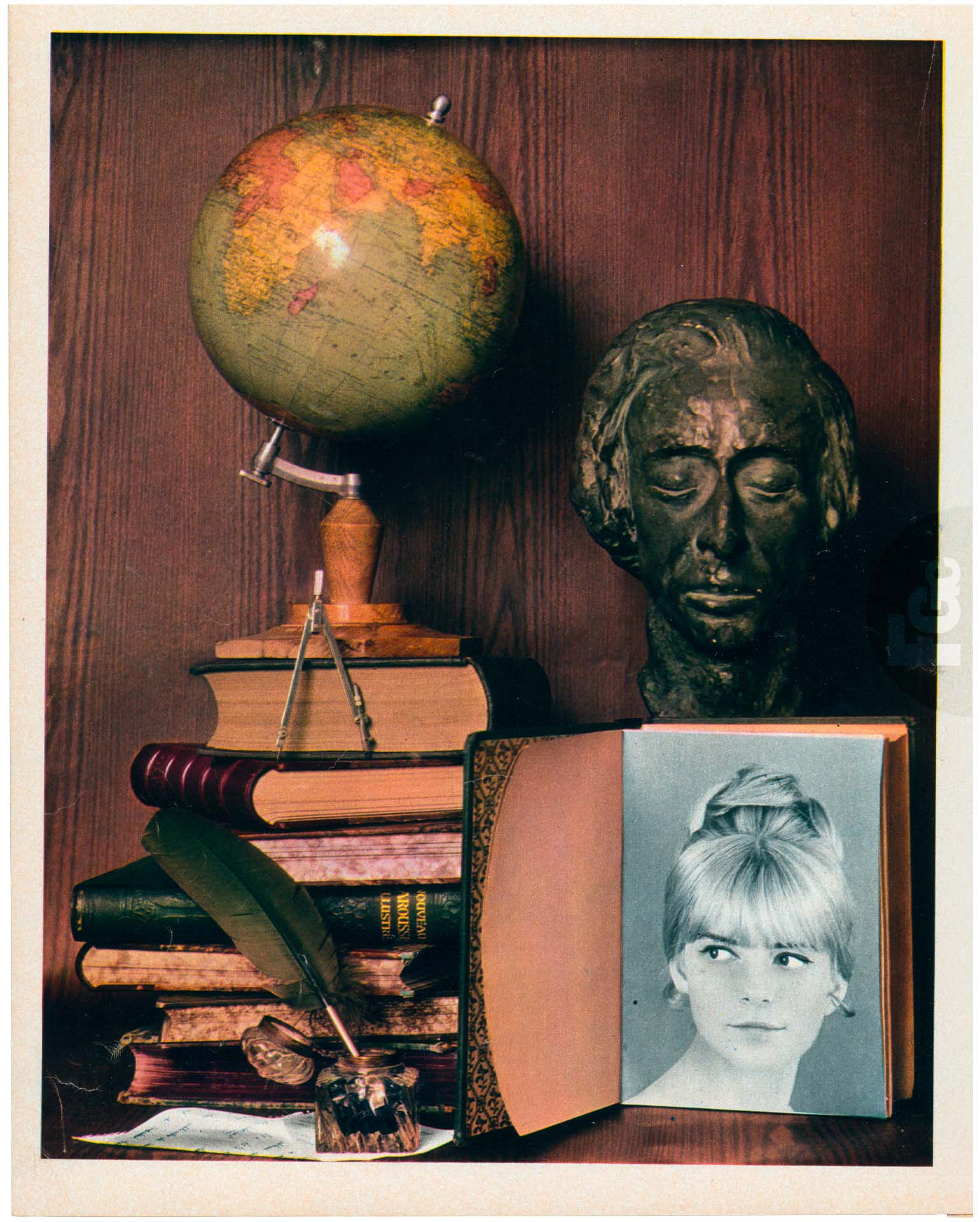 Article Mademoiselle âge tendre 1965, France Gall coiffures été