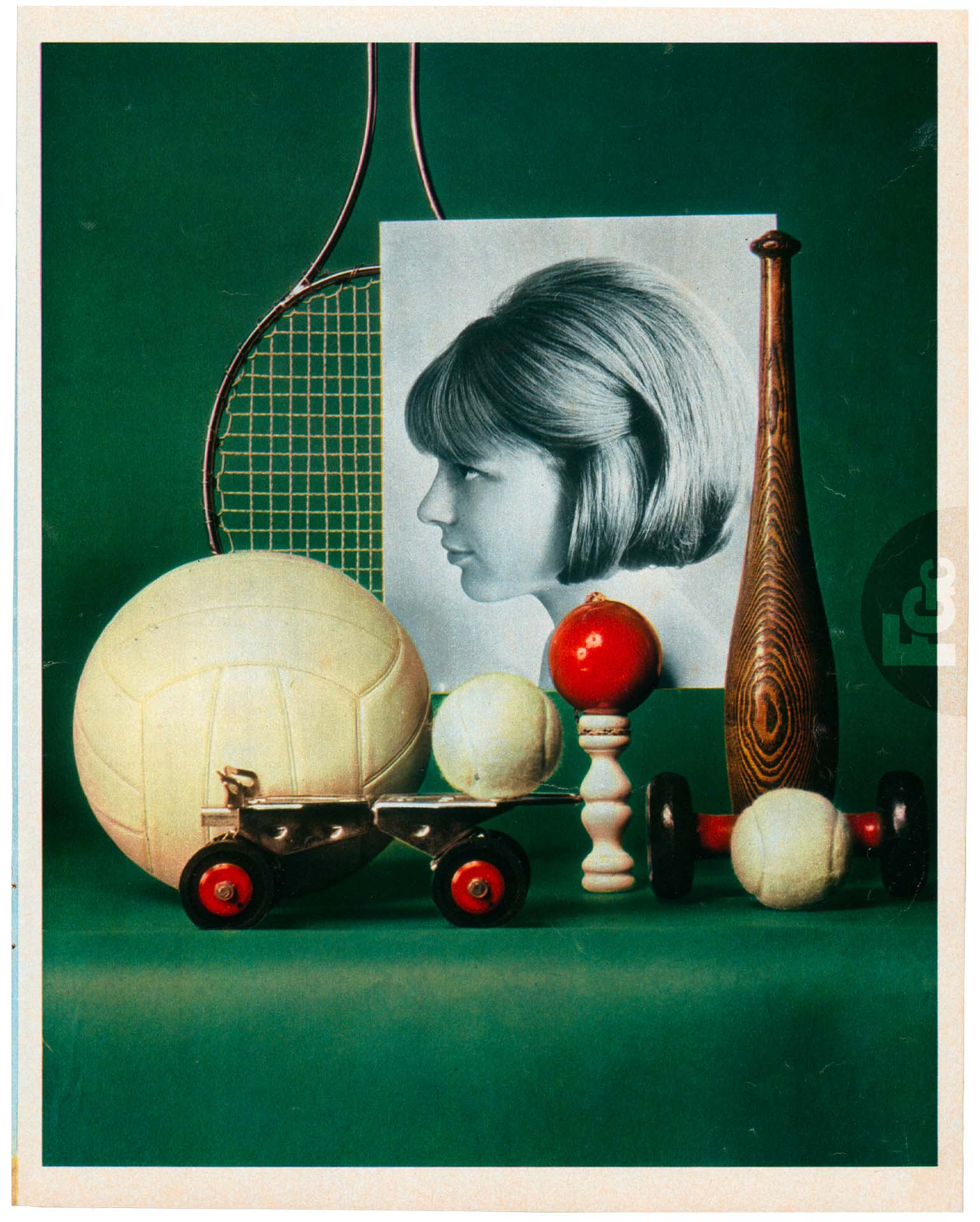 Article Mademoiselle âge tendre 1965, France Gall coiffures été