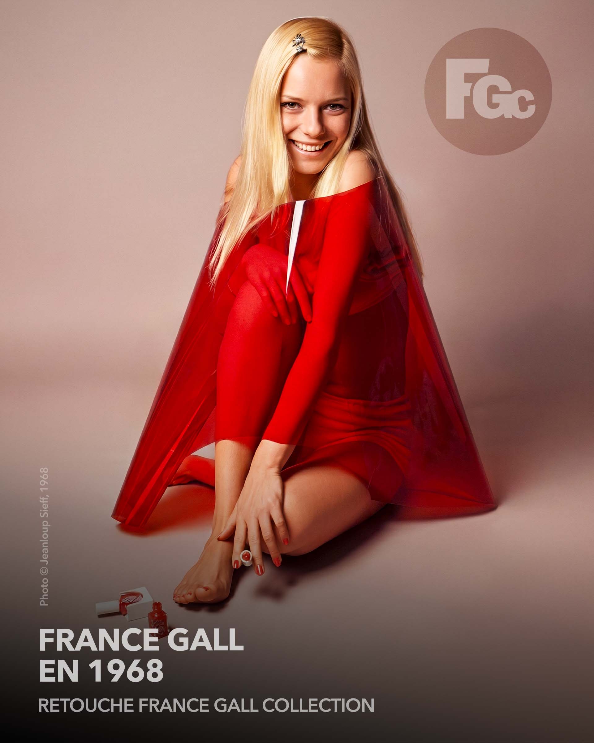 24/36 | France Gall | Super 45 tours 1968 - Photo © Jeanloup Sieff, 1968