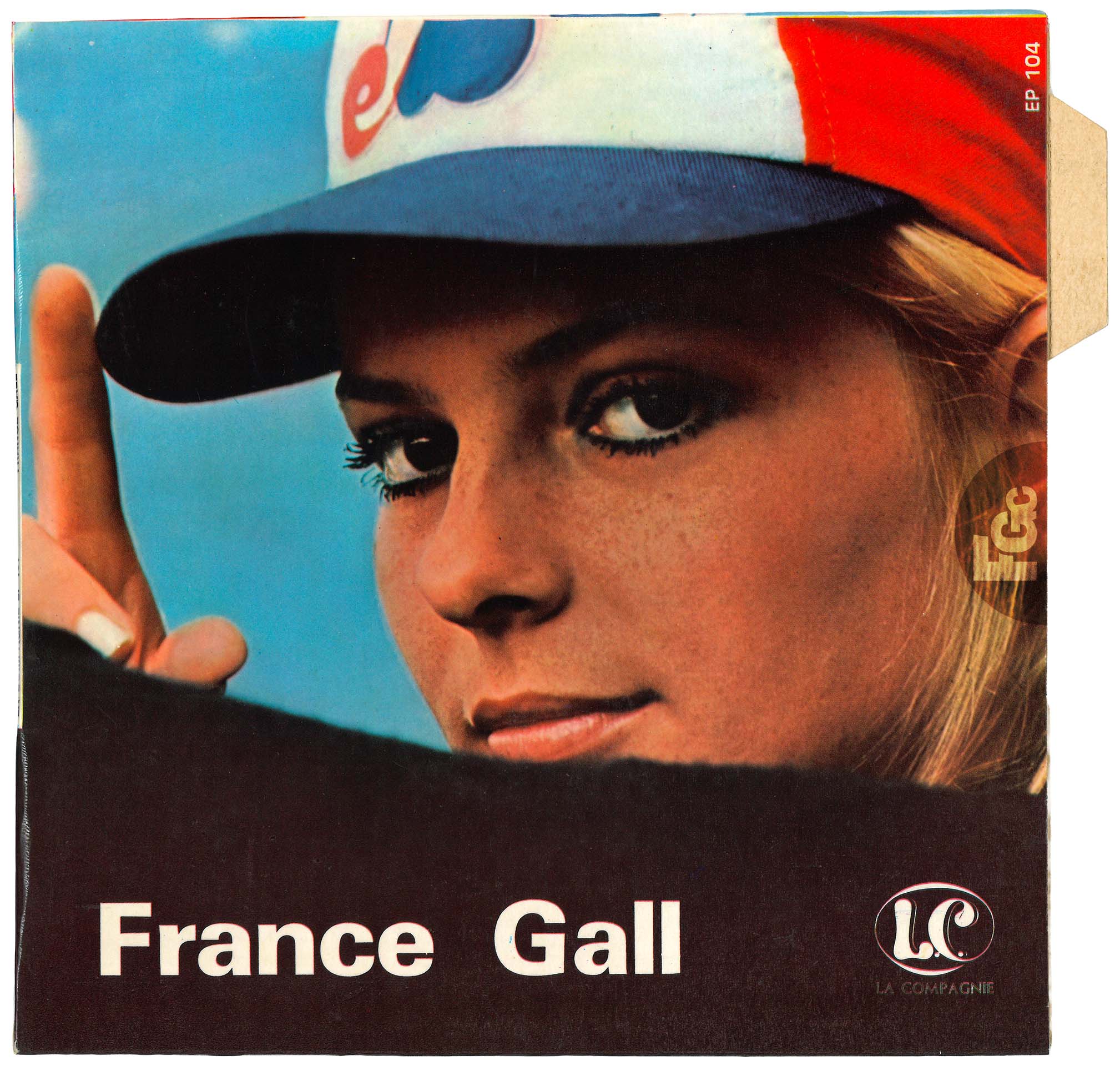 EP Les années folles France Gall La Compagnie EP 104 1969 languette rondelle bleue