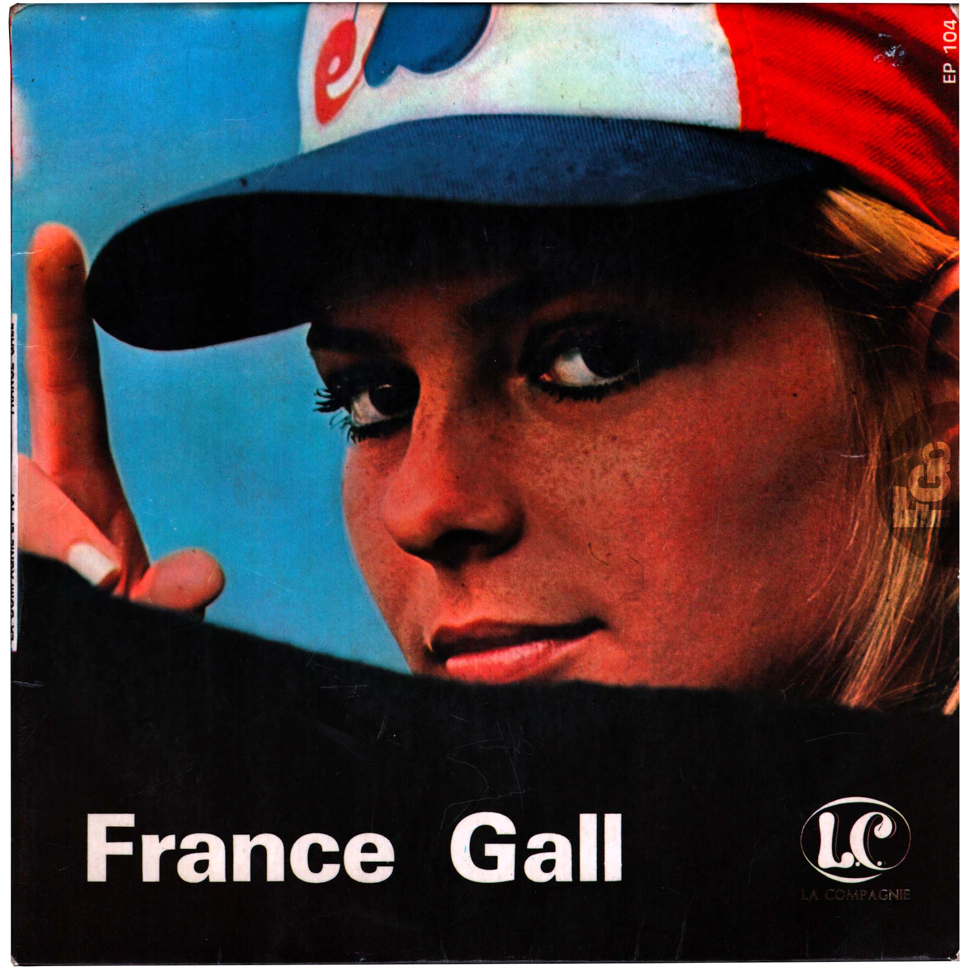 EP Les années folles France Gall La Compagnie EP 104 1969 rondelle bleue