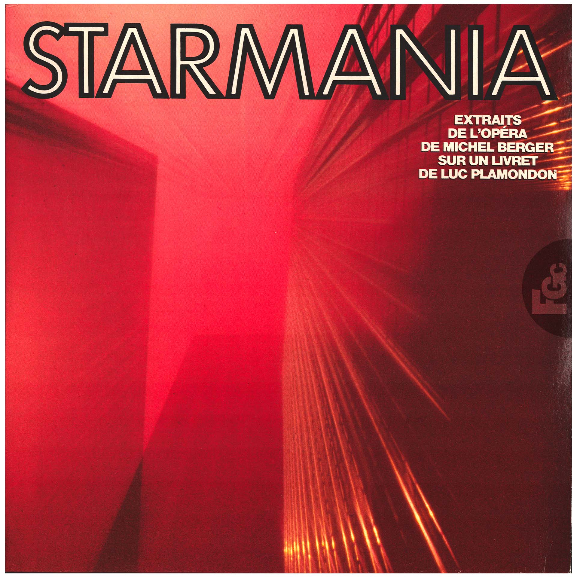 33 tours Starmania pochette rouge France WEA 240 503-1 1984