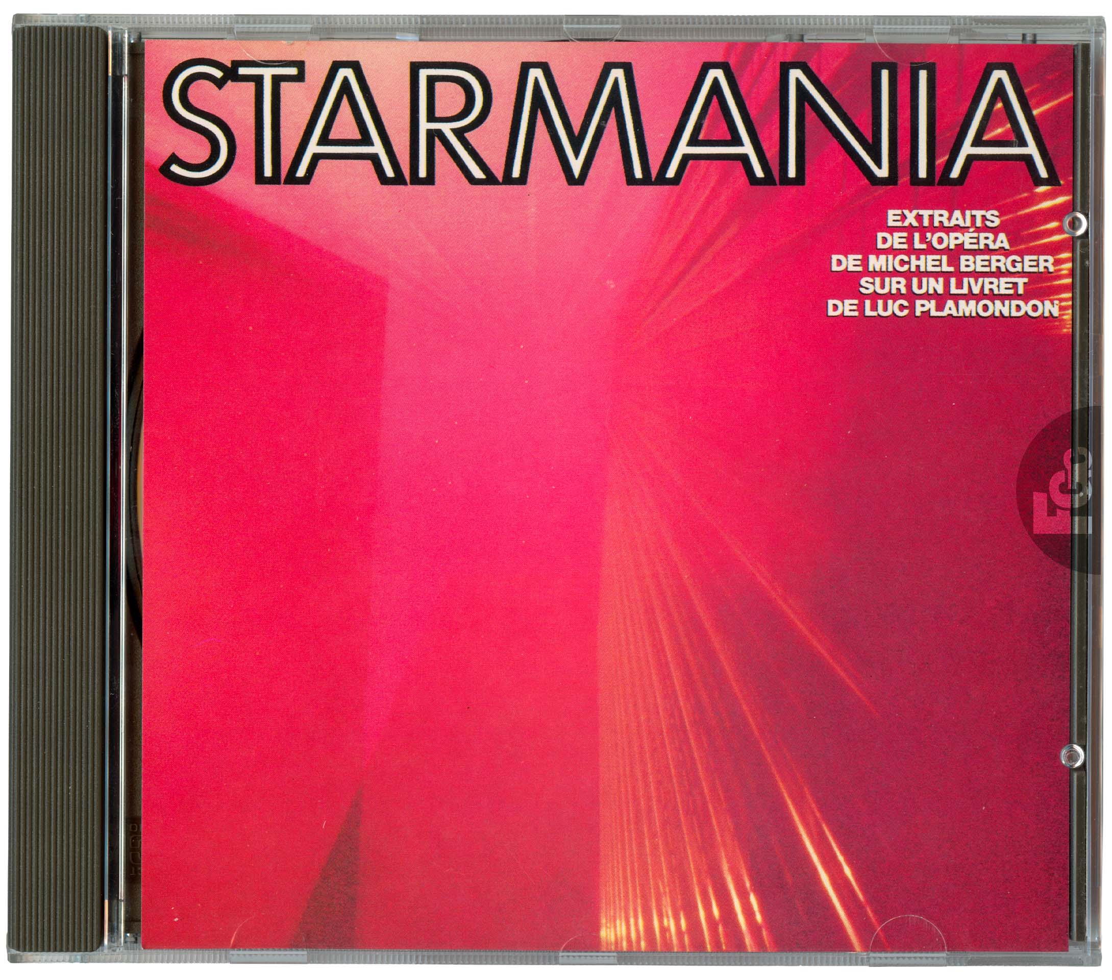 CD Starmania pochette rouge France WEA 240 503-2 1984