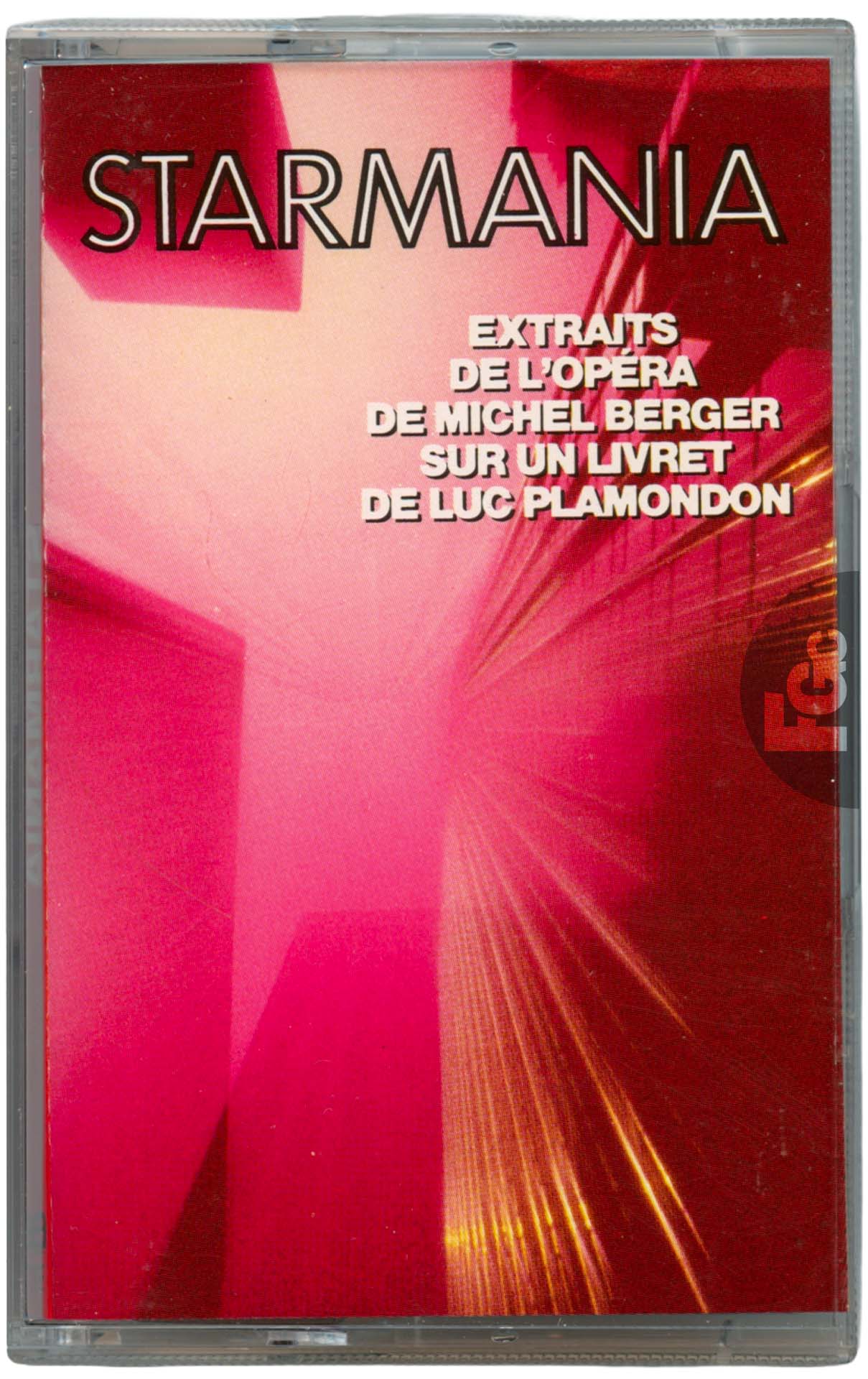 Cassette Starmania pochette rouge France WEA 2292-40503-4 1984