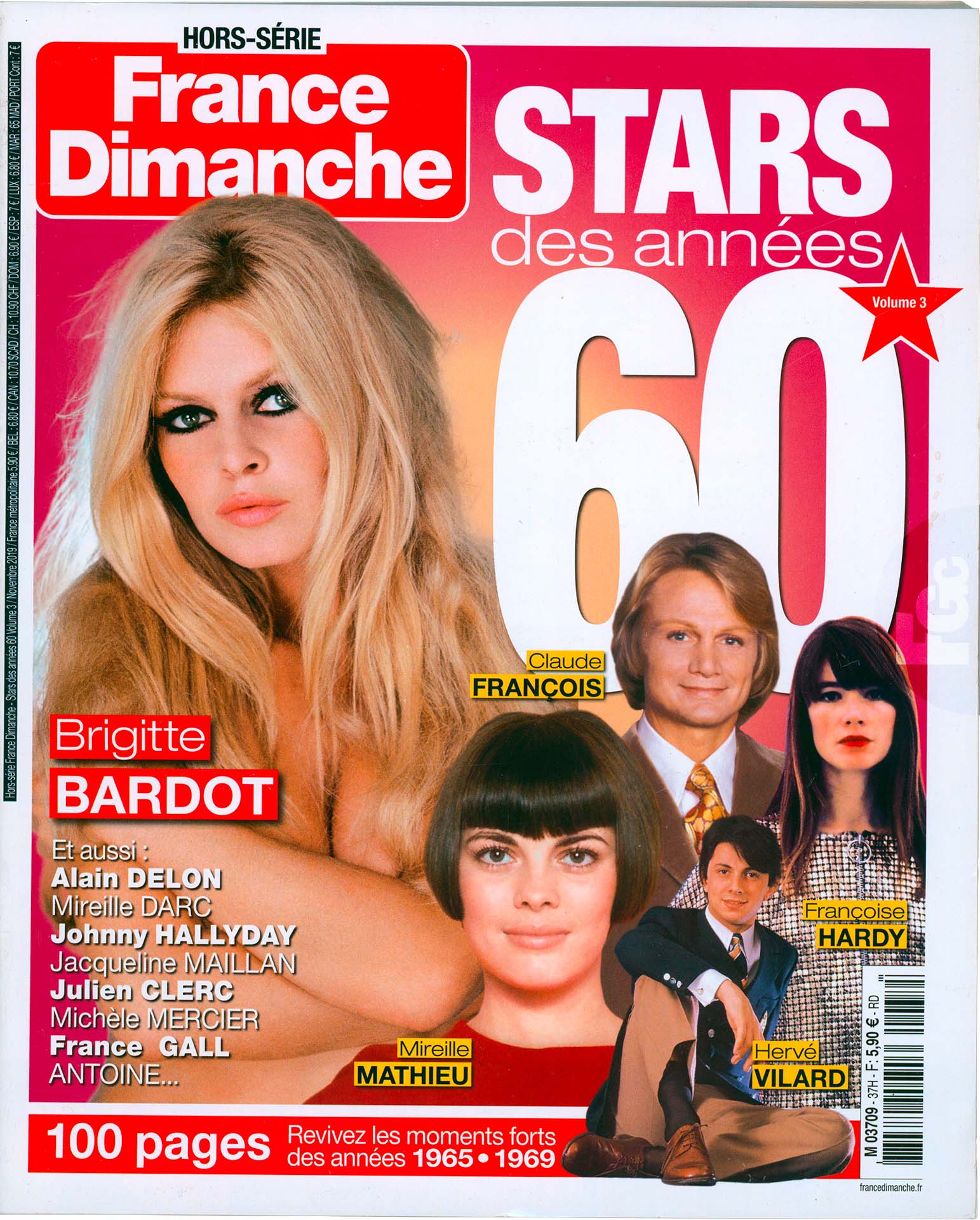 Hors-série de France Dimanche consacré à France Gall publié en novembre 2019.