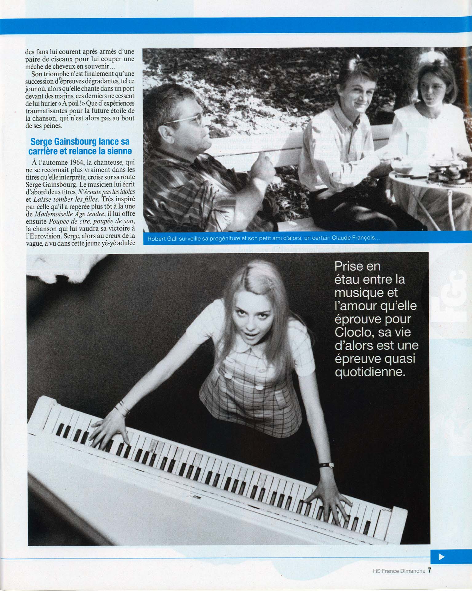 Hors-série de France Dimanche consacré à France Gall publié en novembre 2019.