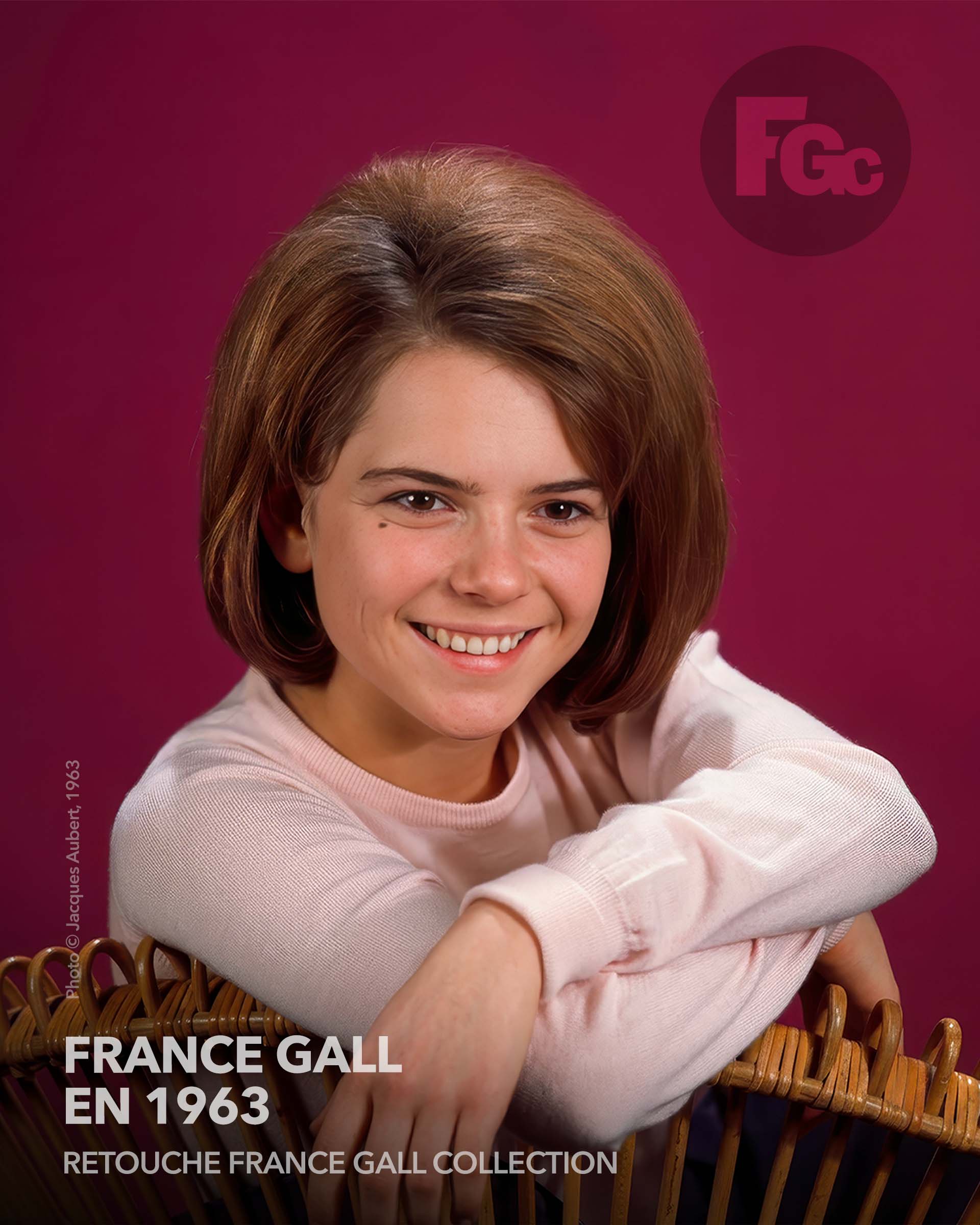 Photo France Gall © Jacques Aubert, 1963