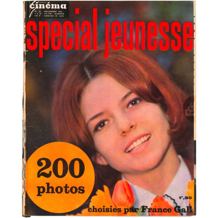 Article Jeunesse Cinéma novembre 1964, France Gall journaliste autoportrait